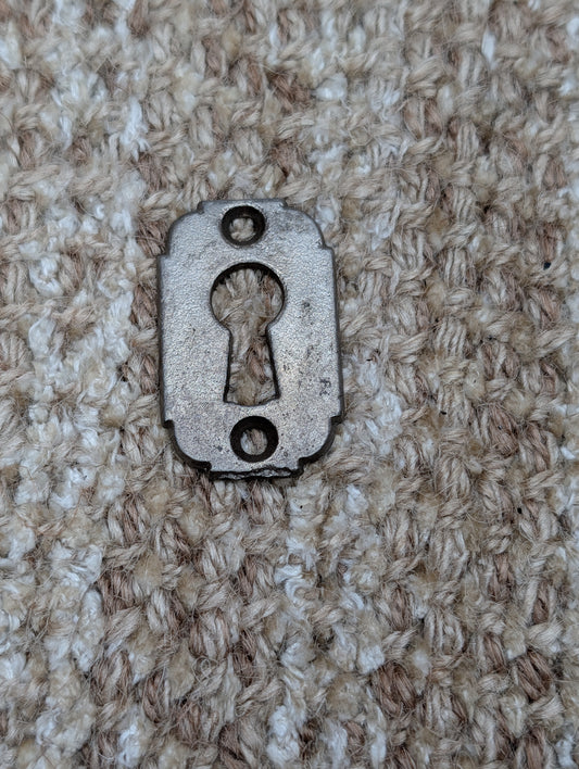Antique Cast Iron Key Hole Cover Escutcheon