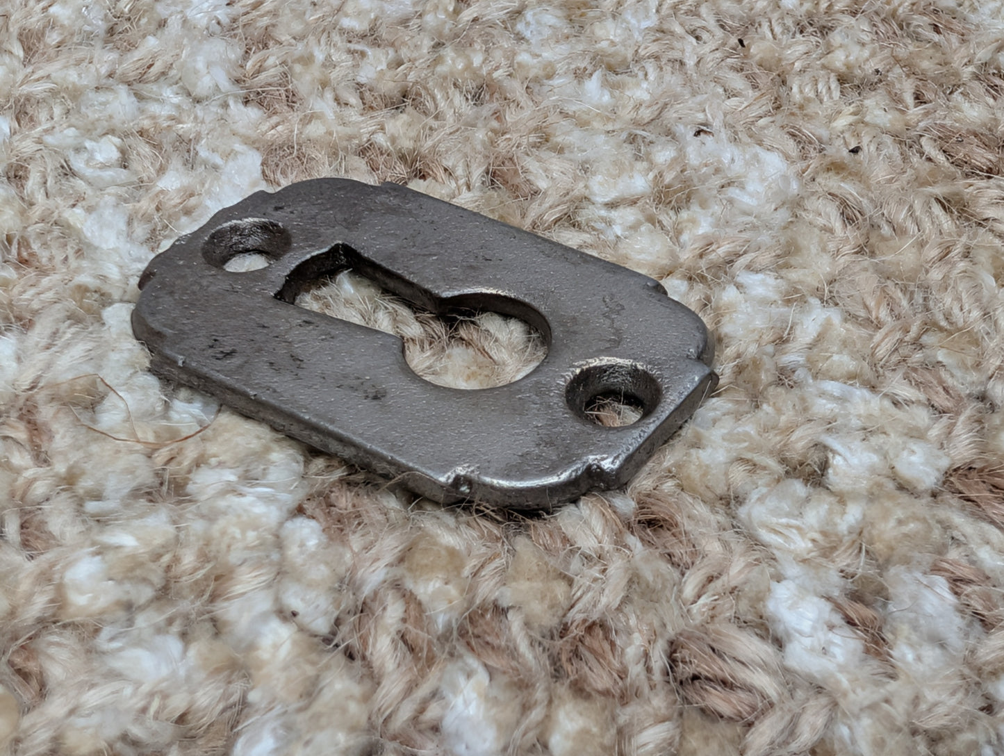 Antique Cast Iron Key Hole Cover Escutcheon