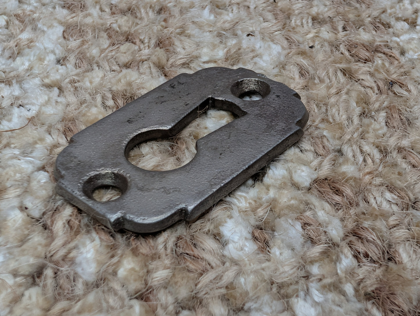 Antique Cast Iron Key Hole Cover Escutcheon