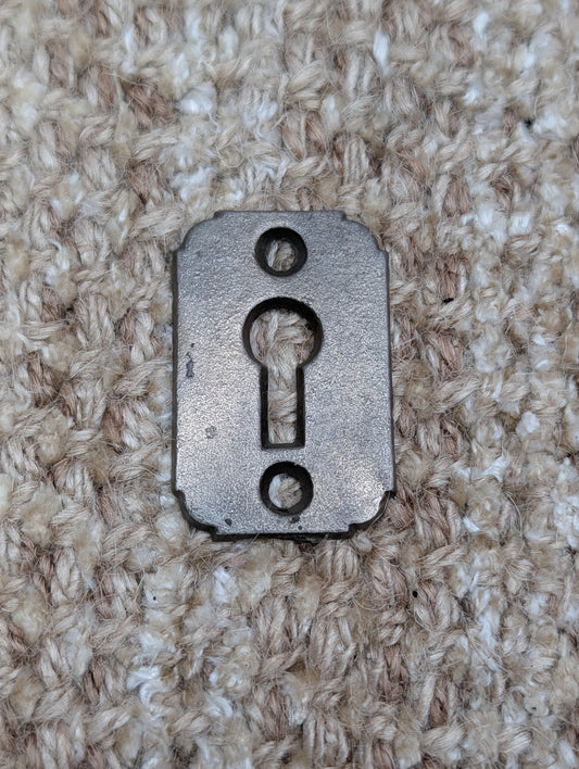 Antique Cast Iron Key Hole Cover Escutcheon
