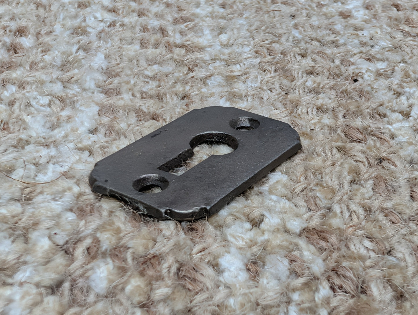 Antique Cast Iron Key Hole Cover Escutcheon