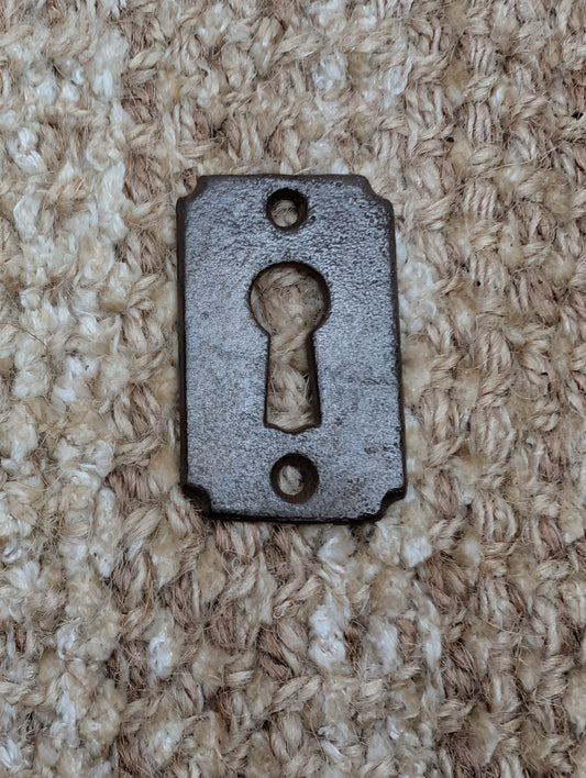 Antique Cast Iron Key Hole Cover Escutcheon