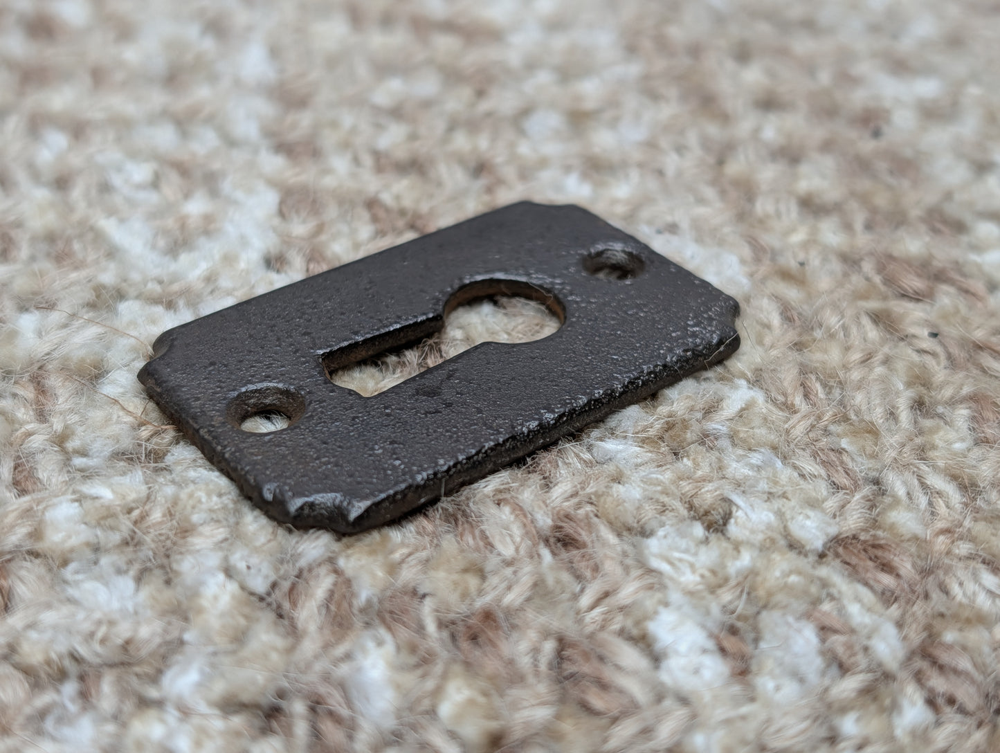 Antique Cast Iron Key Hole Cover Escutcheon