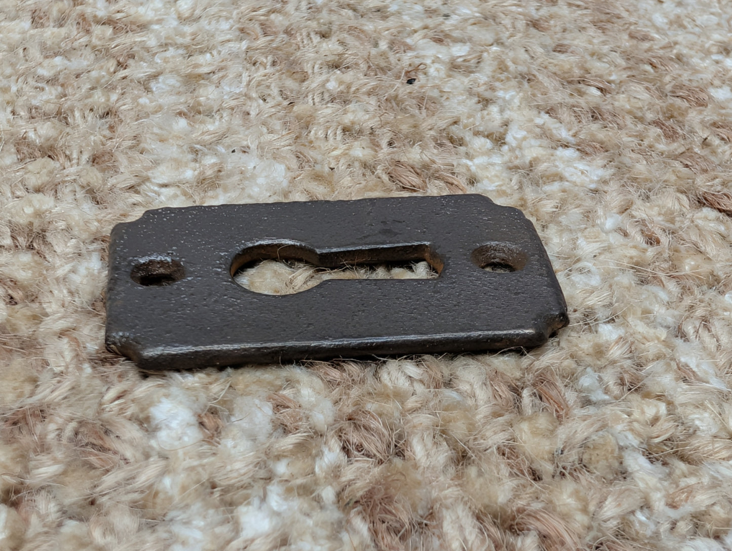 Antique Cast Iron Key Hole Cover Escutcheon