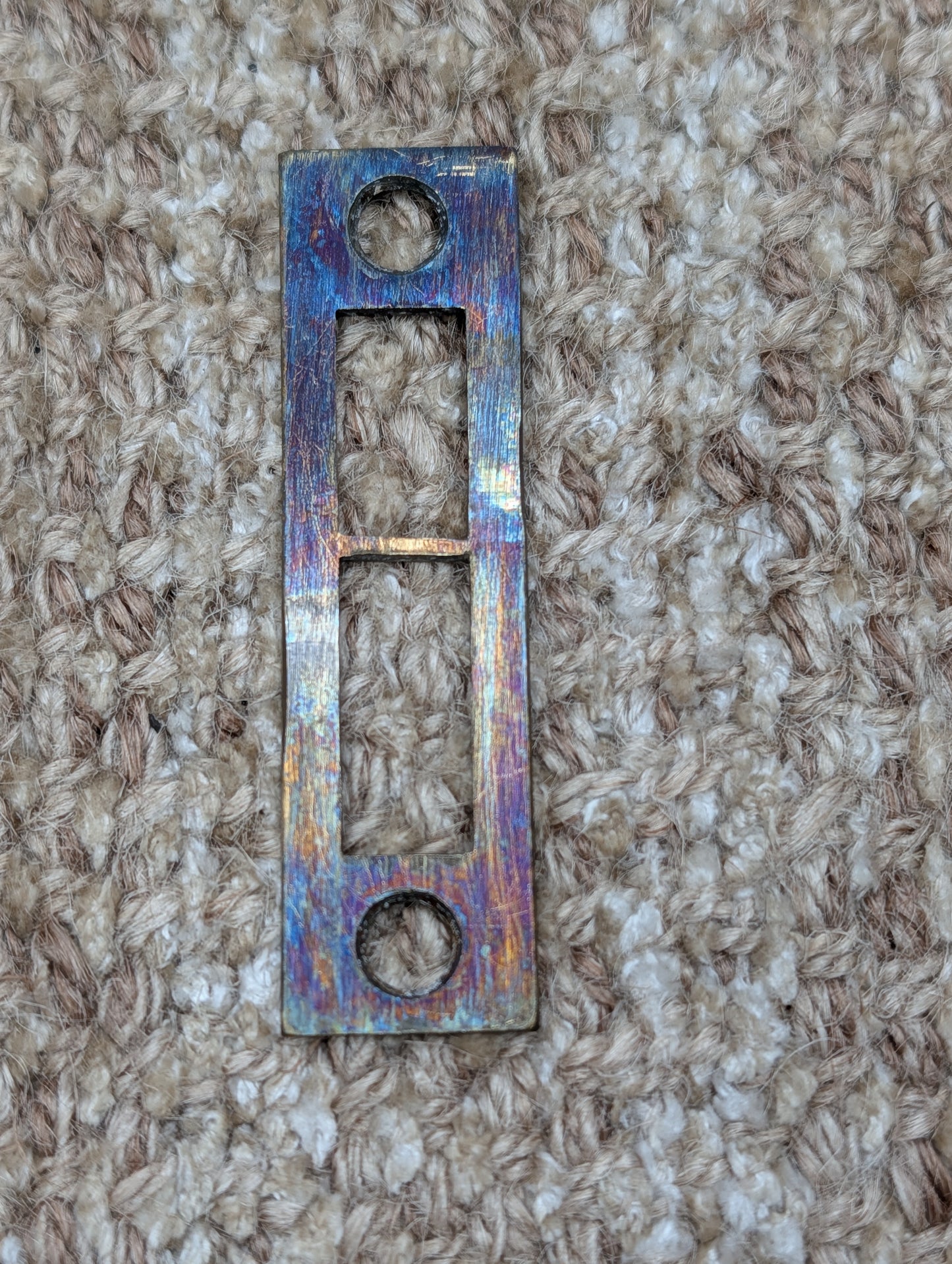 Antique Brass Strike Plate For Mortise Lock