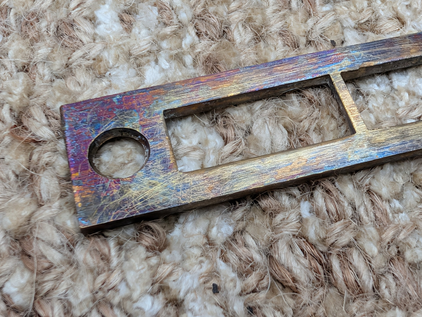 Antique Brass Strike Plate For Mortise Lock