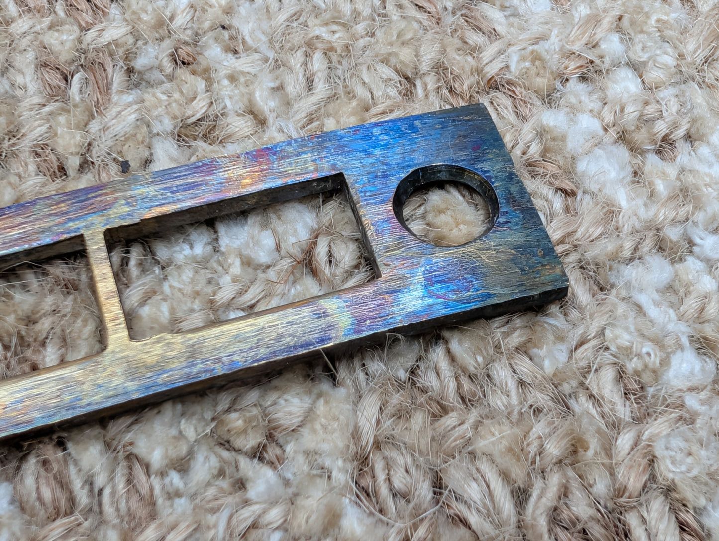 Antique Brass Strike Plate For Mortise Lock