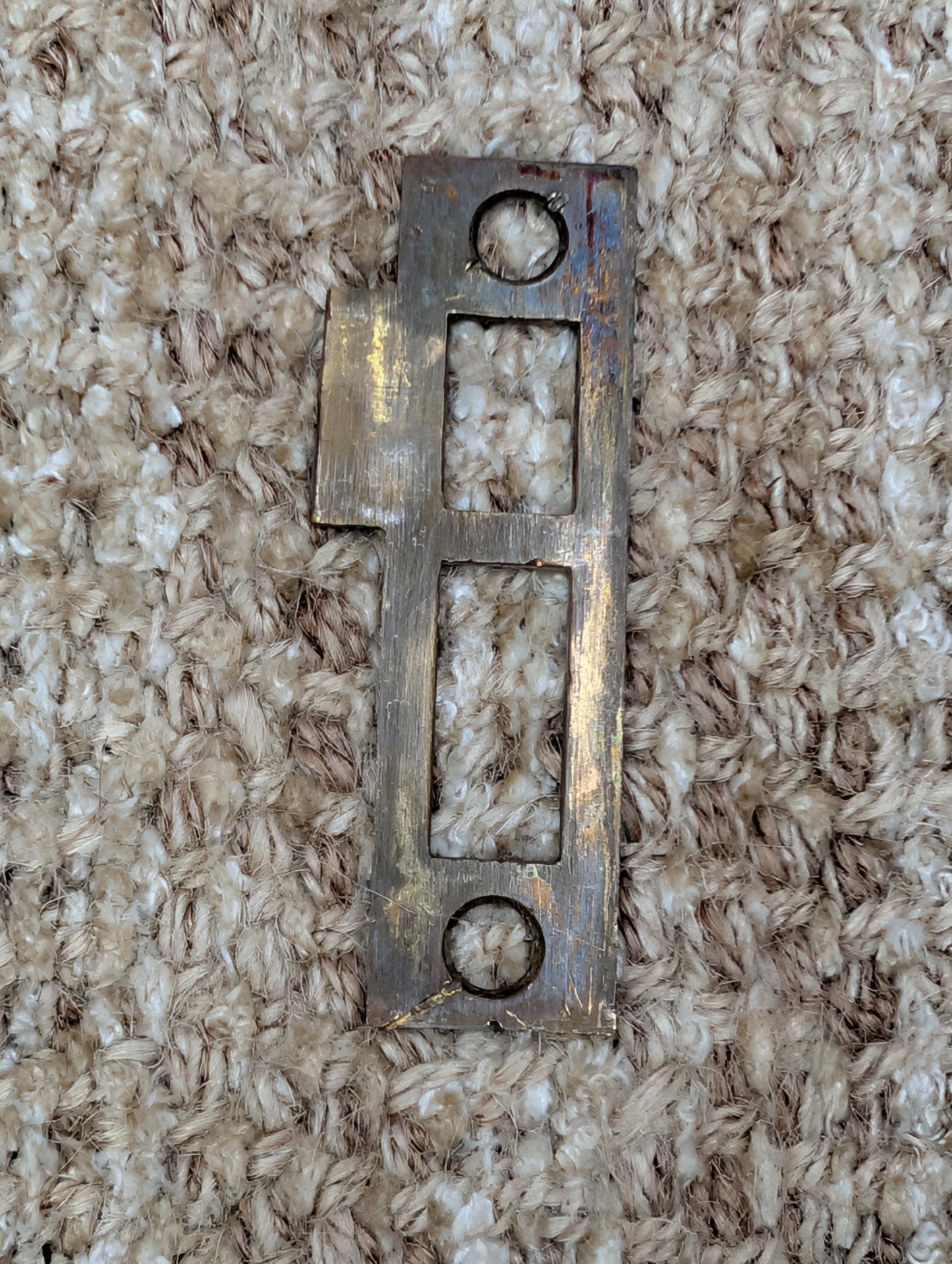 Antique Brass Strike Plate For Mortise Lock
