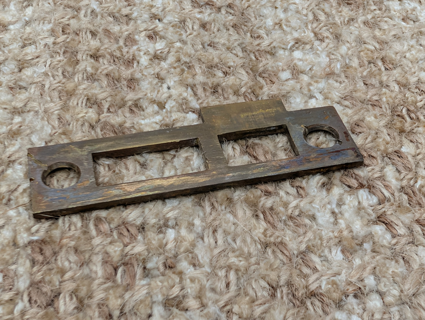 Antique Brass Strike Plate For Mortise Lock