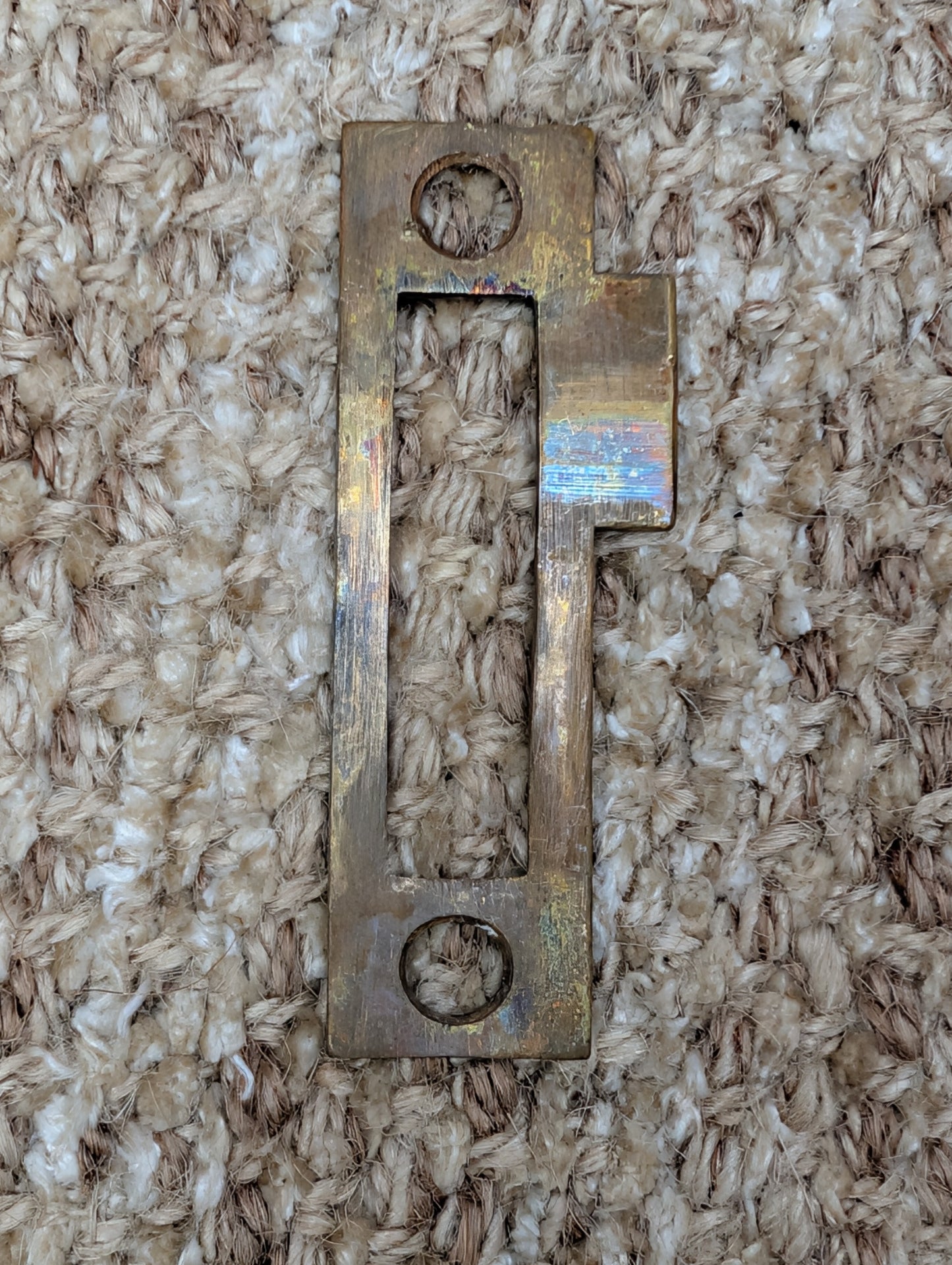 Antique Brass Strike Plate For Mortise Lock