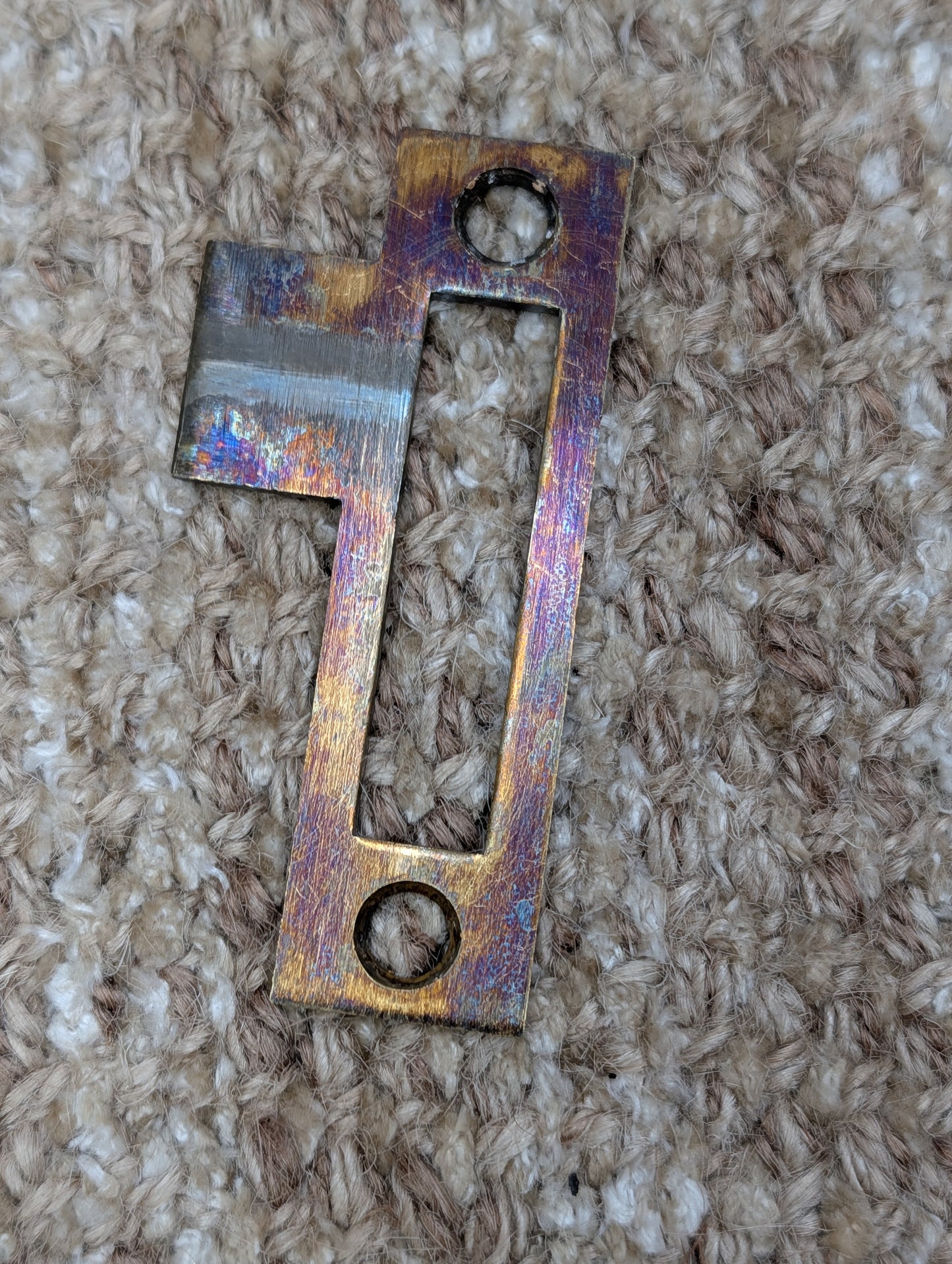 Antique Brass Strike Plate For Mortise Lock