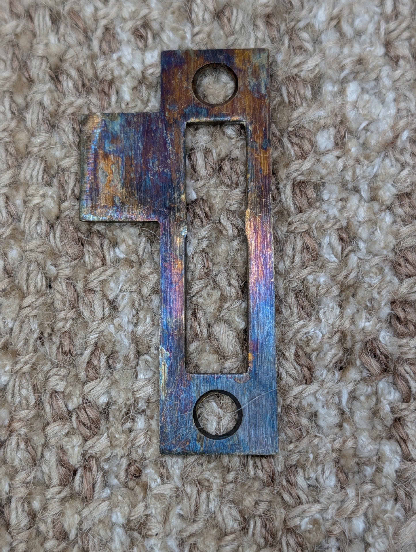 Antique Brass Strike Plate For Mortise Lock