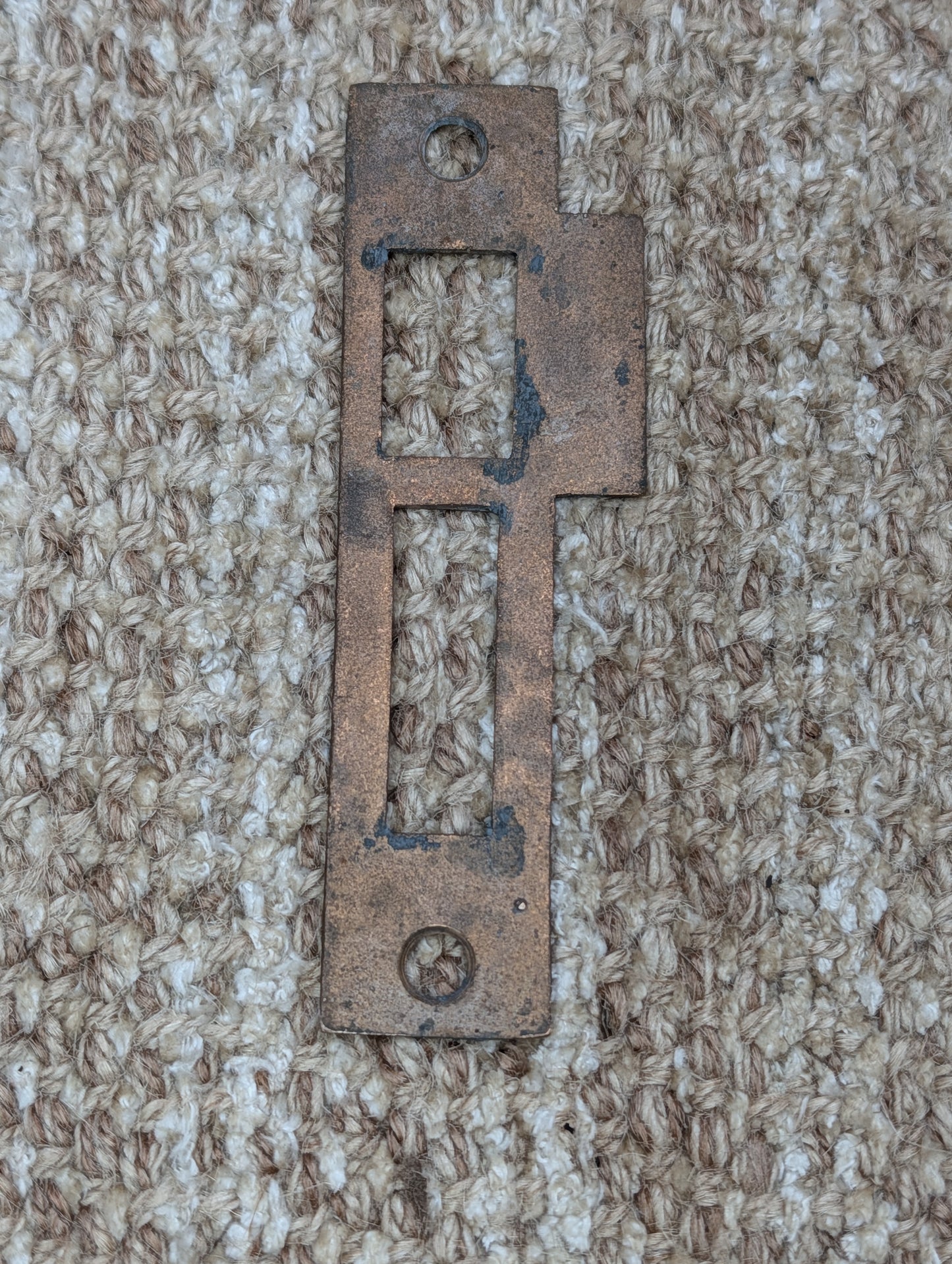 Antique Brass Strike Plate For Mortise Lock