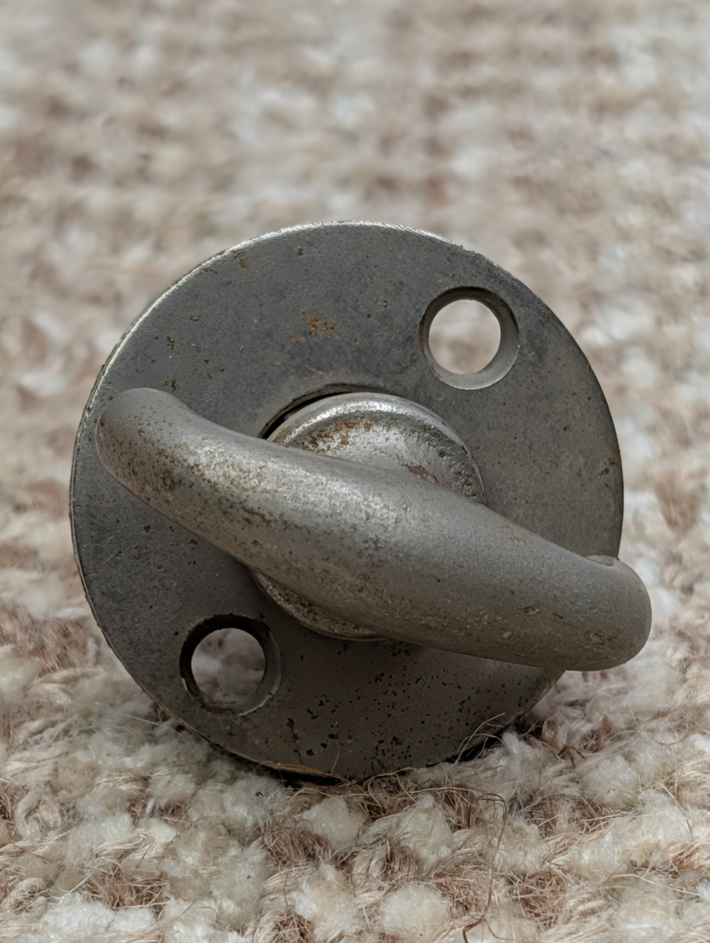 Antique Russwin #029 Mortise, Door Knob w/Thumb Turn and Rosette