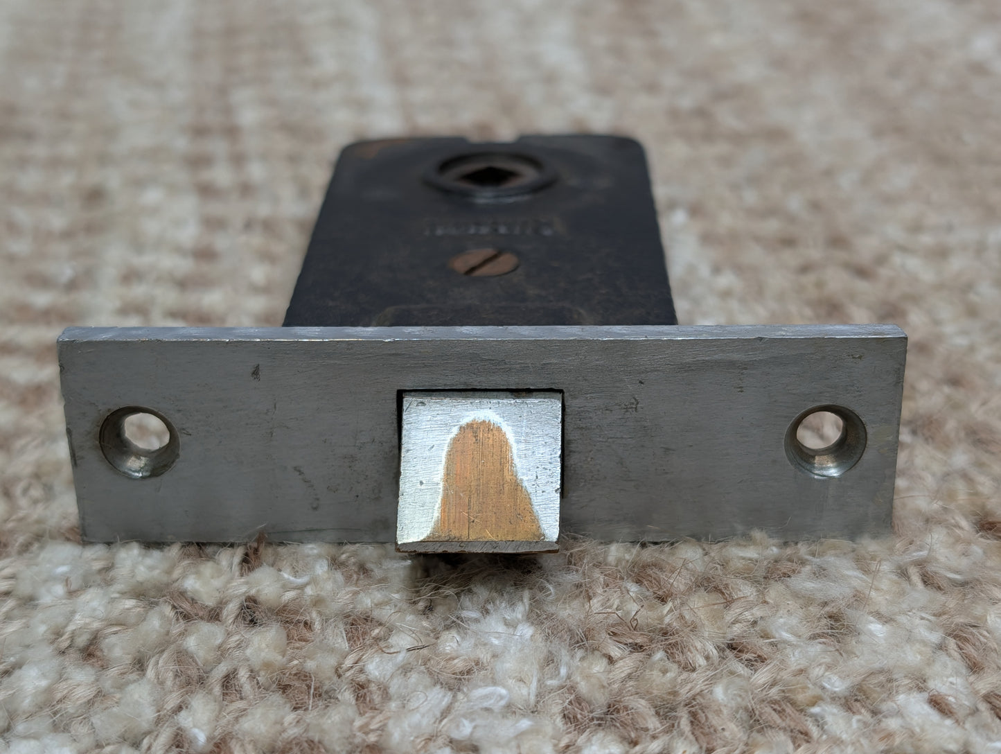 Antique Russwin #029 Mortise, Door Knob w/Thumb Turn and Rosette