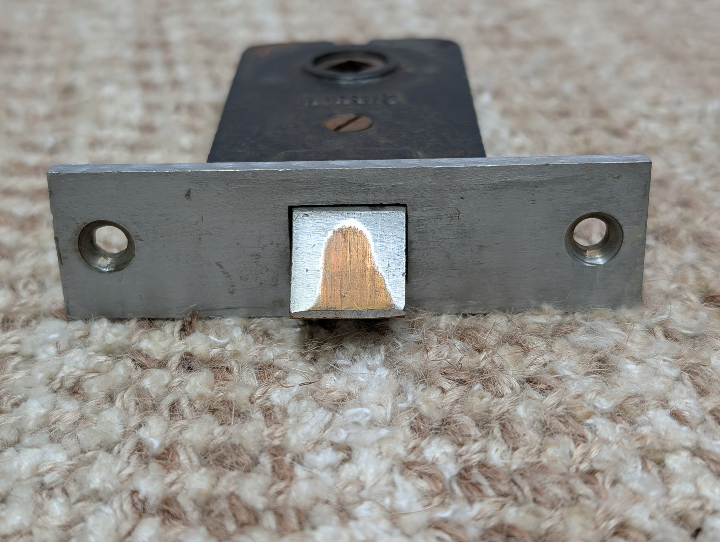 Antique Russwin #029 Mortise, Door Knob w/Thumb Turn and Rosette