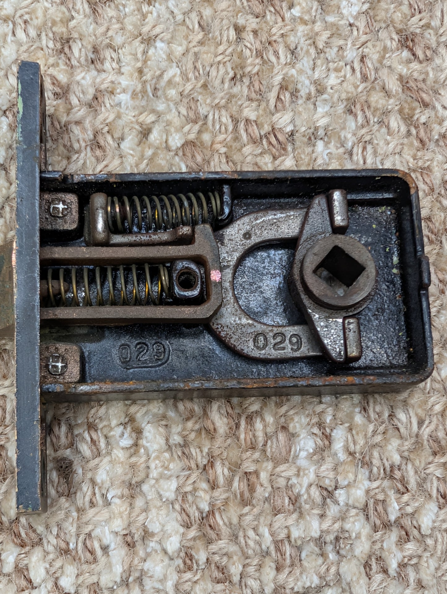 Antique Russwin #029 Mortise, Door Knobs and Rosettes