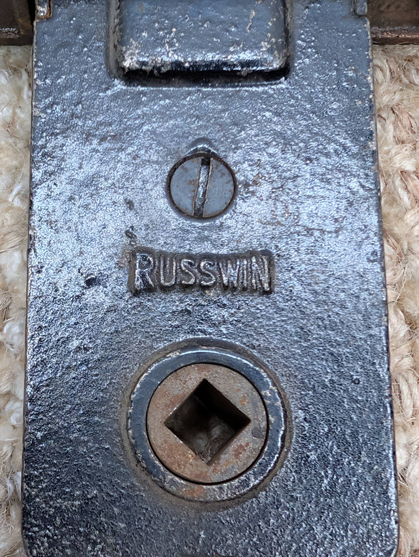 Antique Russwin Interior Passage Mortise Door Hardware #029