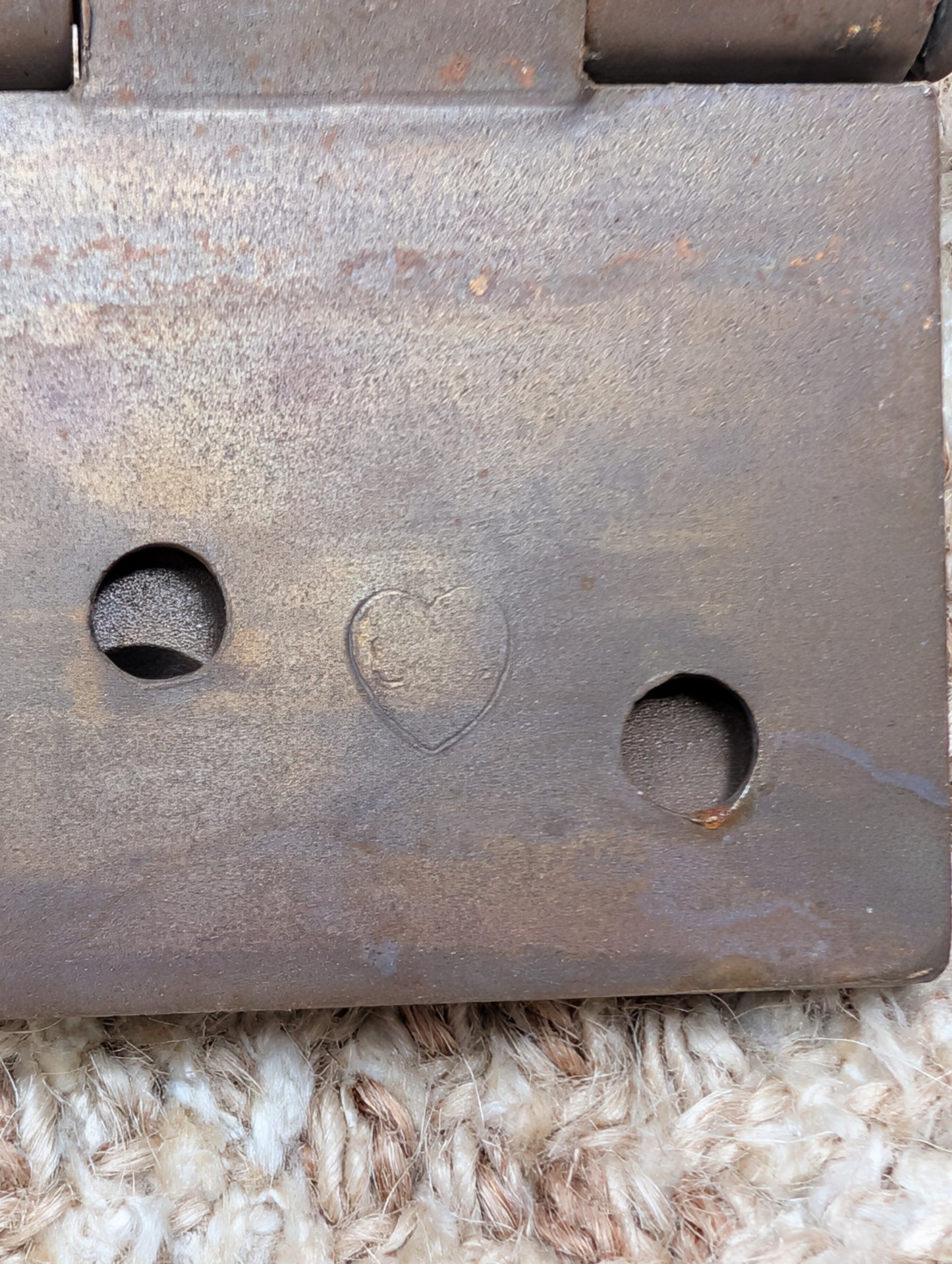 4" x 4" Antique Stanley Steel Ball Tip Pin Hinge Door Hardware