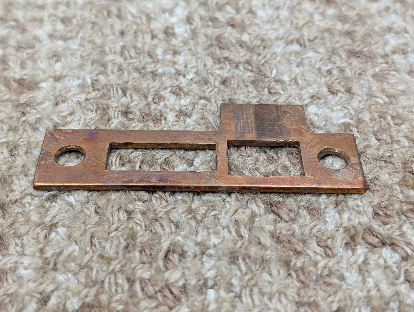Antique Brass Strike Plate For Mortise Lock