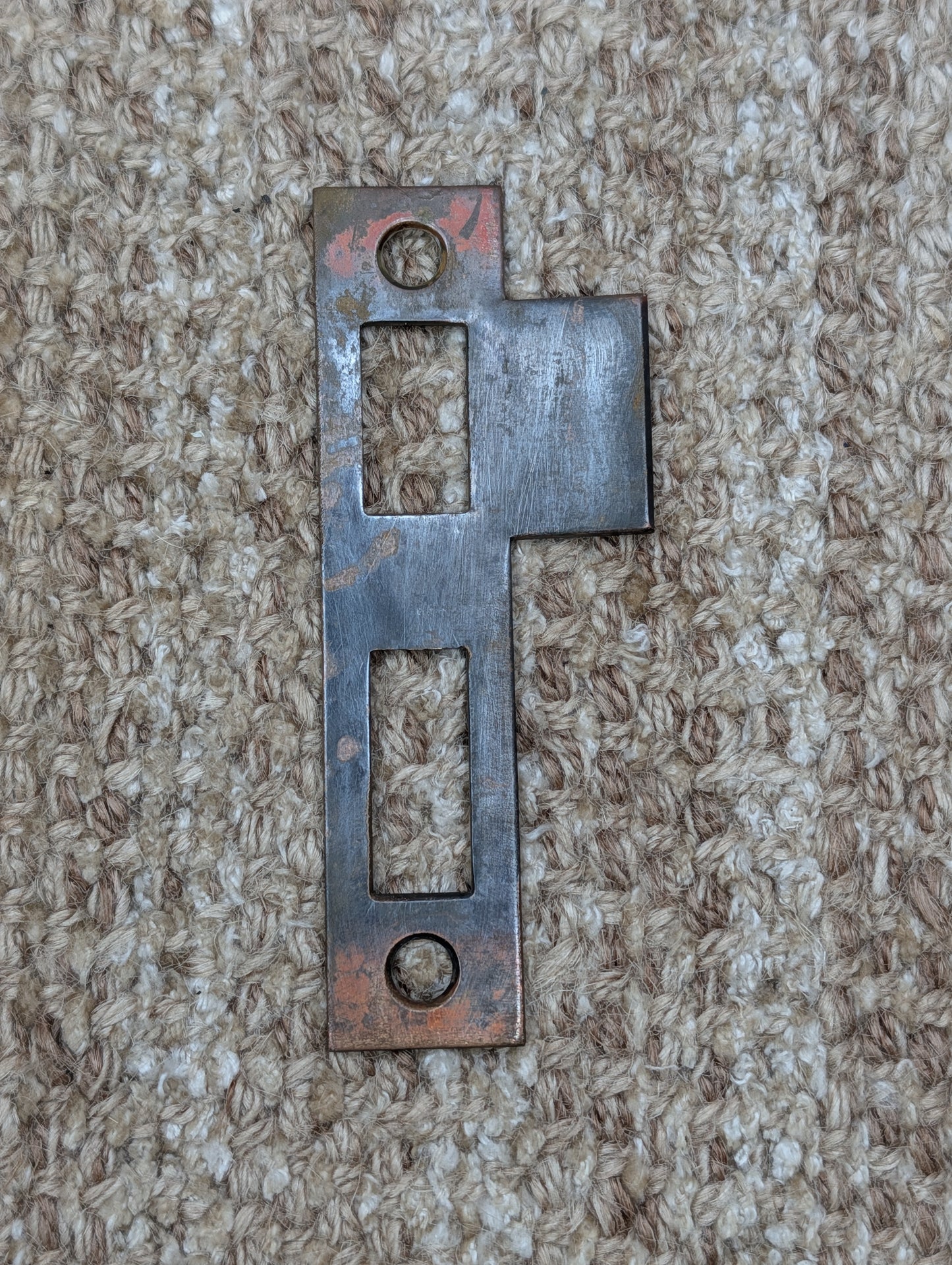 Antique Brass Strike Plate For Mortise Lock