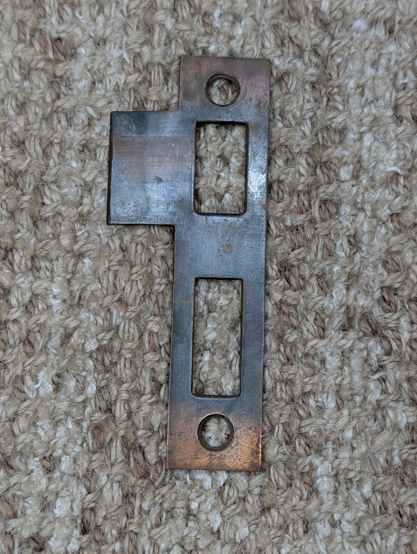 Antique Brass Strike Plate For Mortise Lock