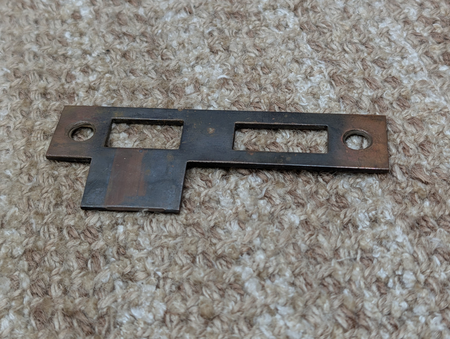 Antique Brass Strike Plate For Mortise Lock