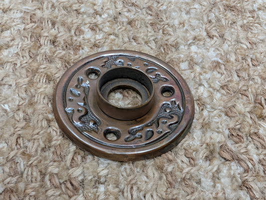 2" Antique Decorative Brass Rosette Escutcheon For Door Knob