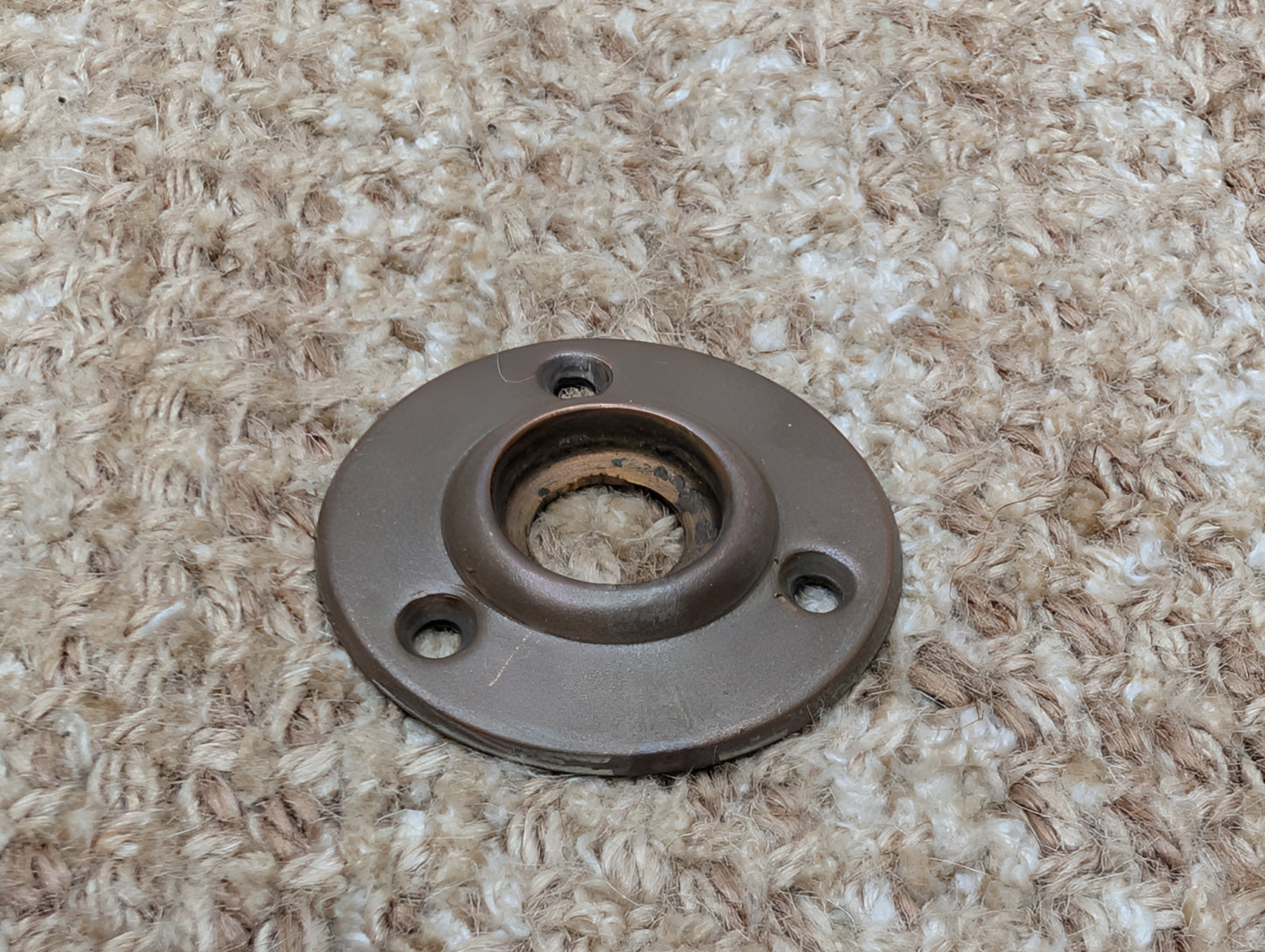 1 15/16" Antique Brass Rosette Escutcheon For Door Knob