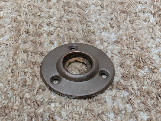 1 15/16" Antique Brass Rosette Escutcheon For Door Knob