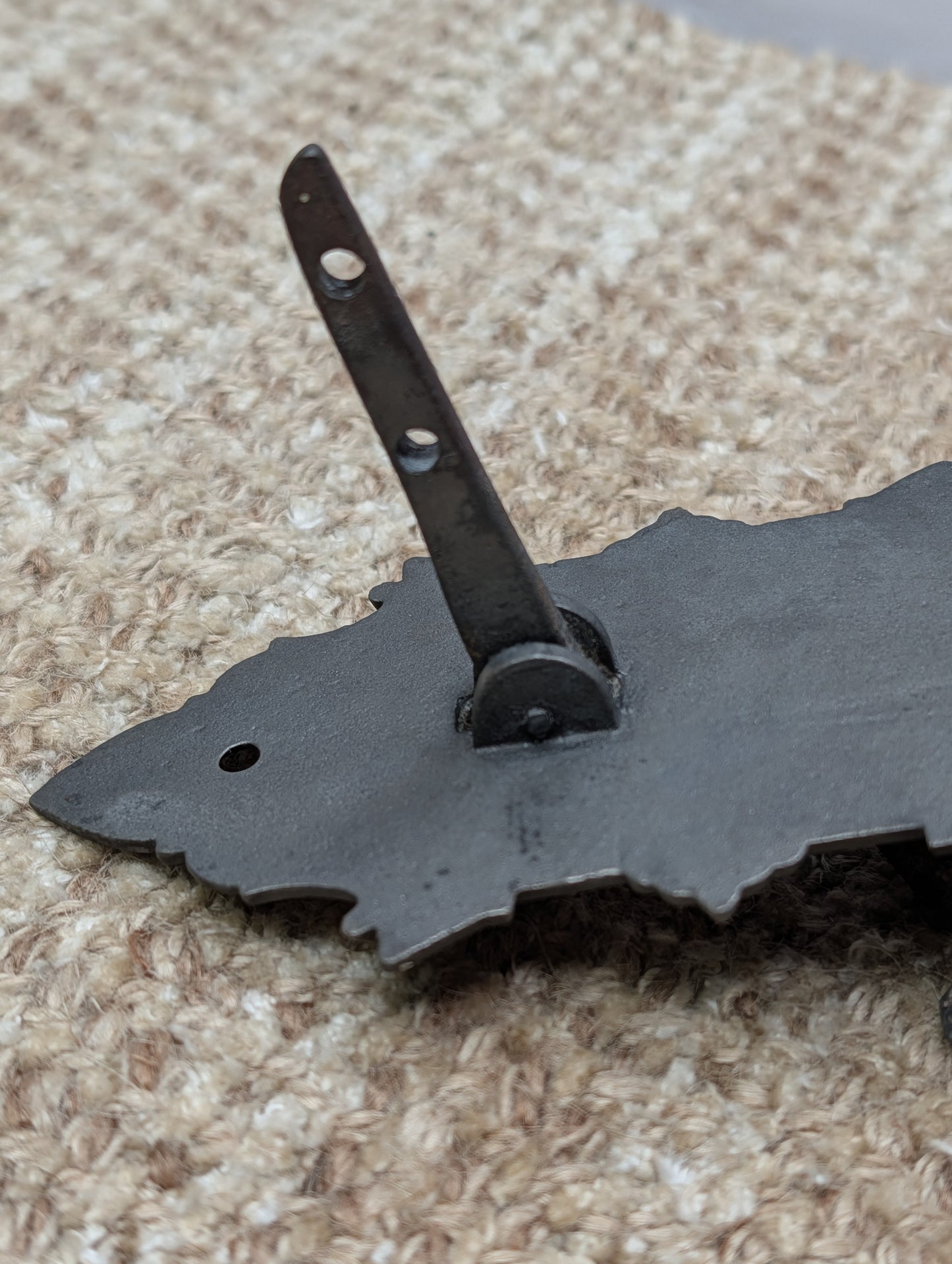 Antique Decorative Cast Iron Door Bell Lever
