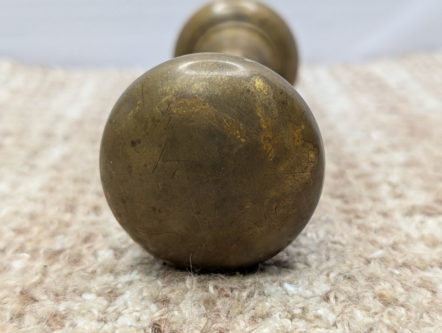 2" Antique Brass Door Knob Set Door Hardware