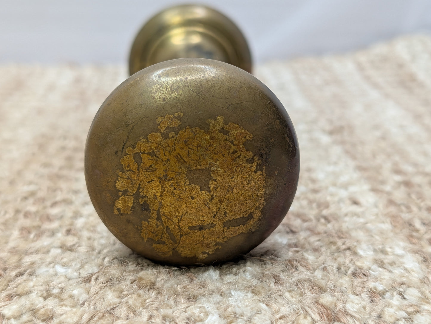 2" Antique Brass Door Knob Set Door Hardware