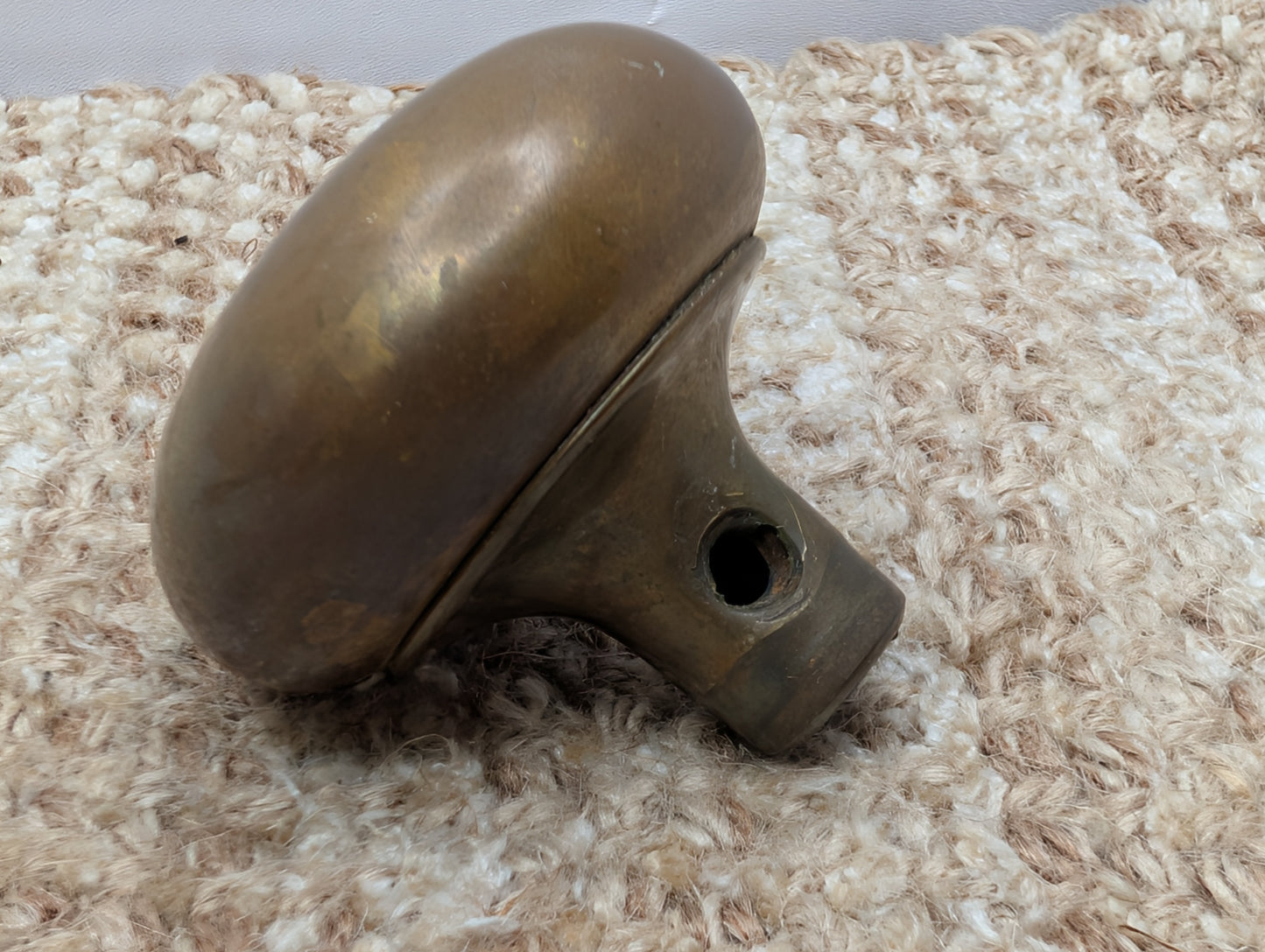 2 1/4" Antique Brass Door Knob Set Door Hardware