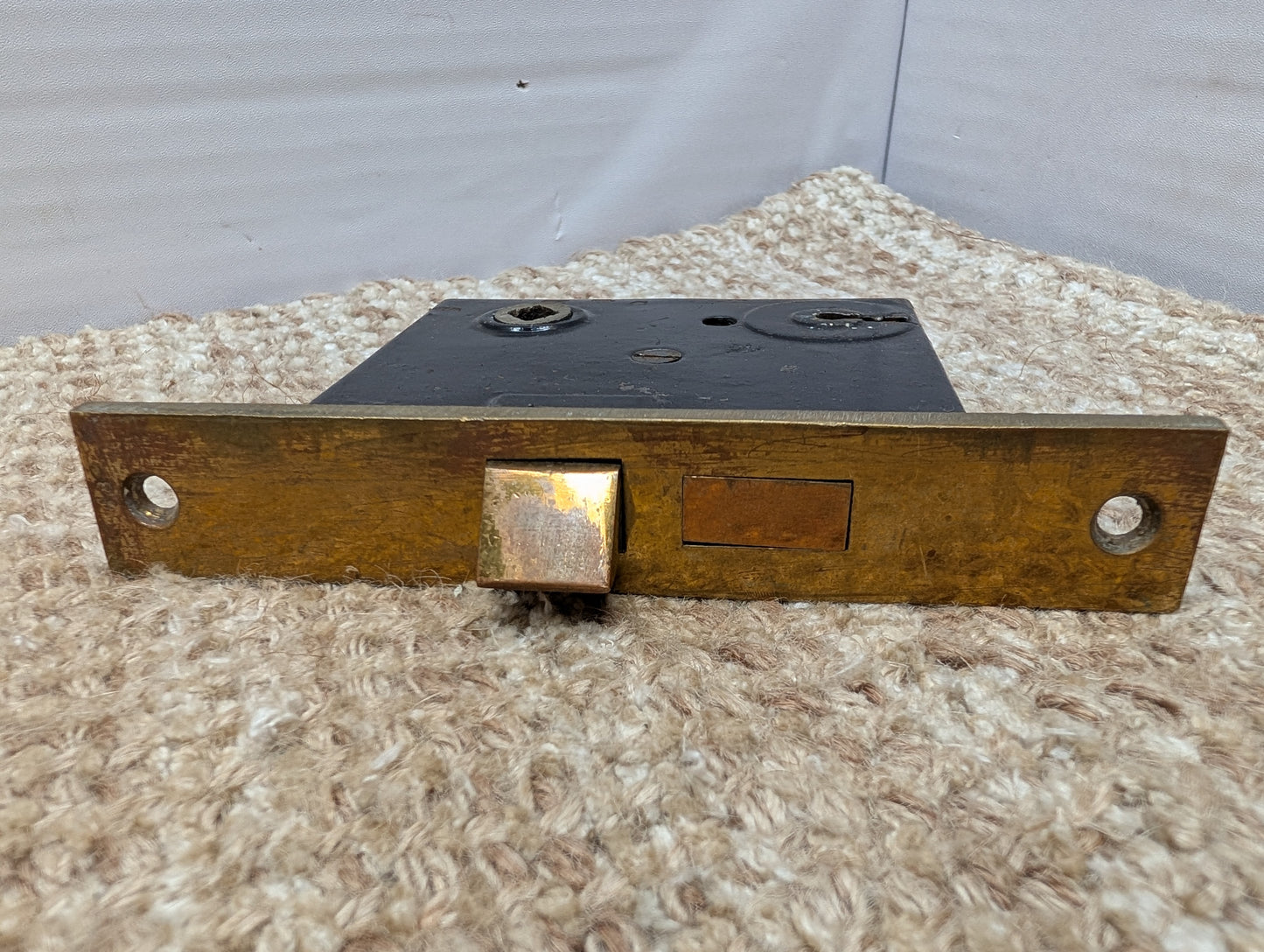Antique Interior Mortise Lock Door Hardware #3440 With Key