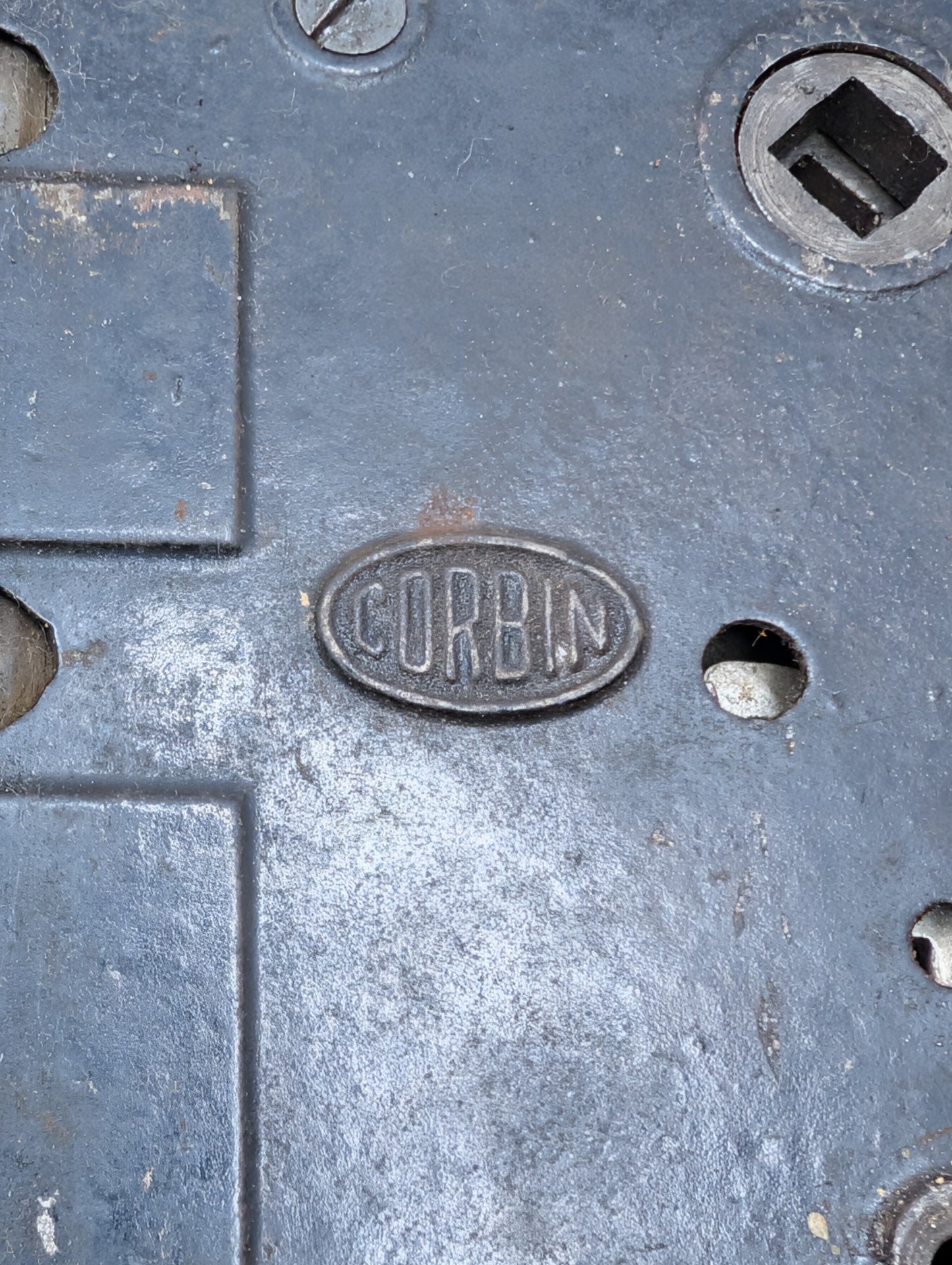 Antique Corbin Exterior Mortise Lock Door Hardware #1251
