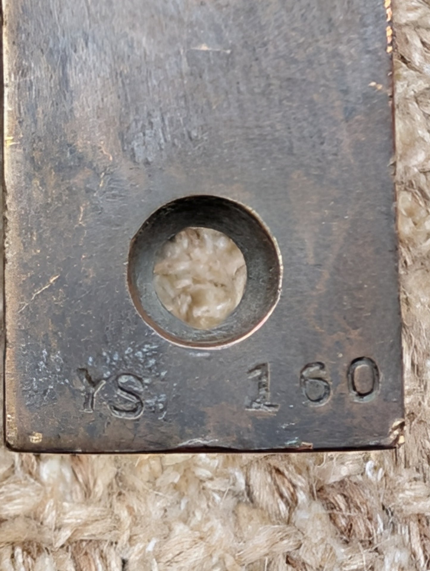 Antique Yale Exterior Mortise Lock Door Hardware #74011 With Key