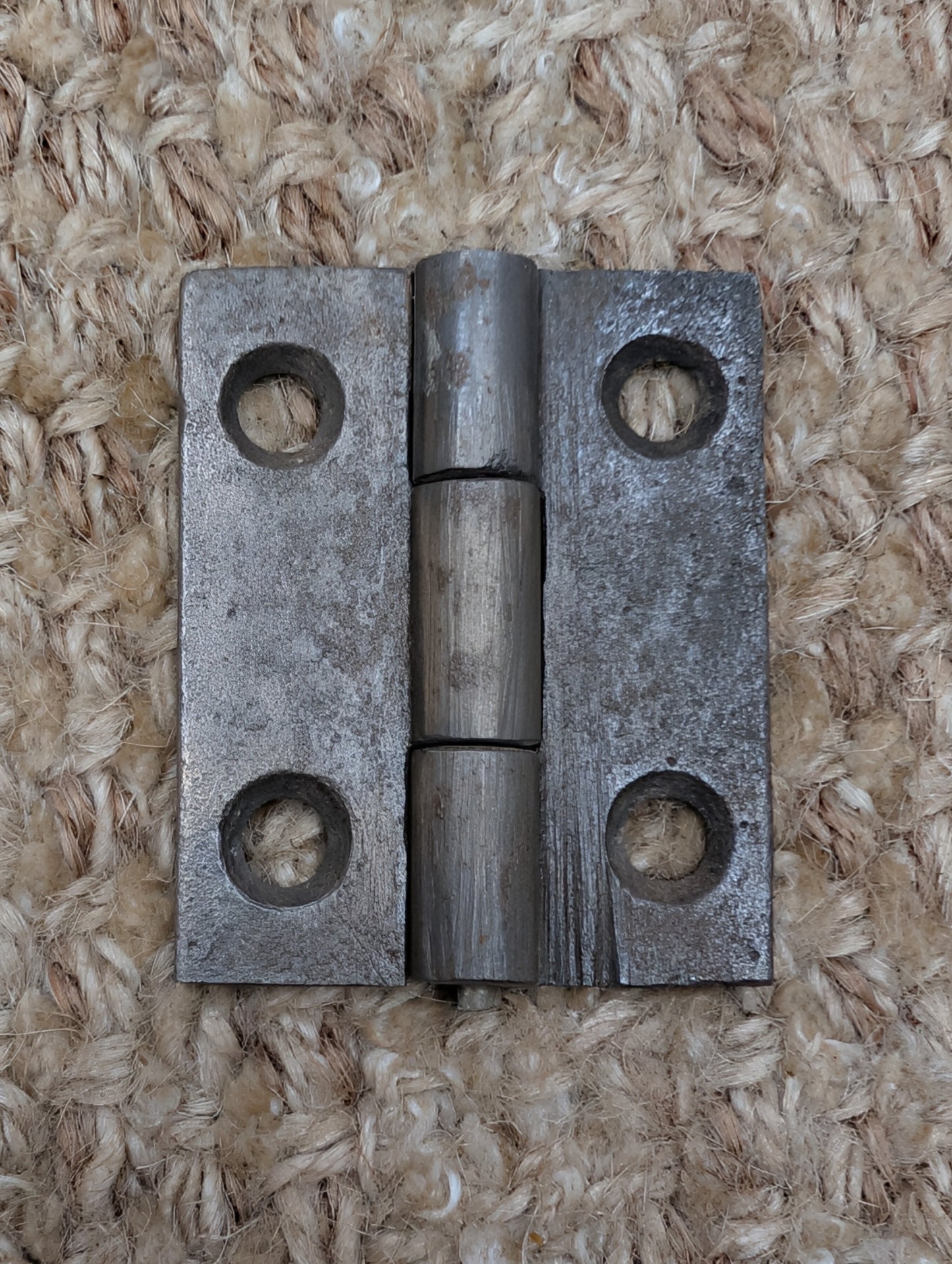 1 7/16" x 1 3/4" Antique Cast Iron Butt Hinge Door Hardware-Single Hinge