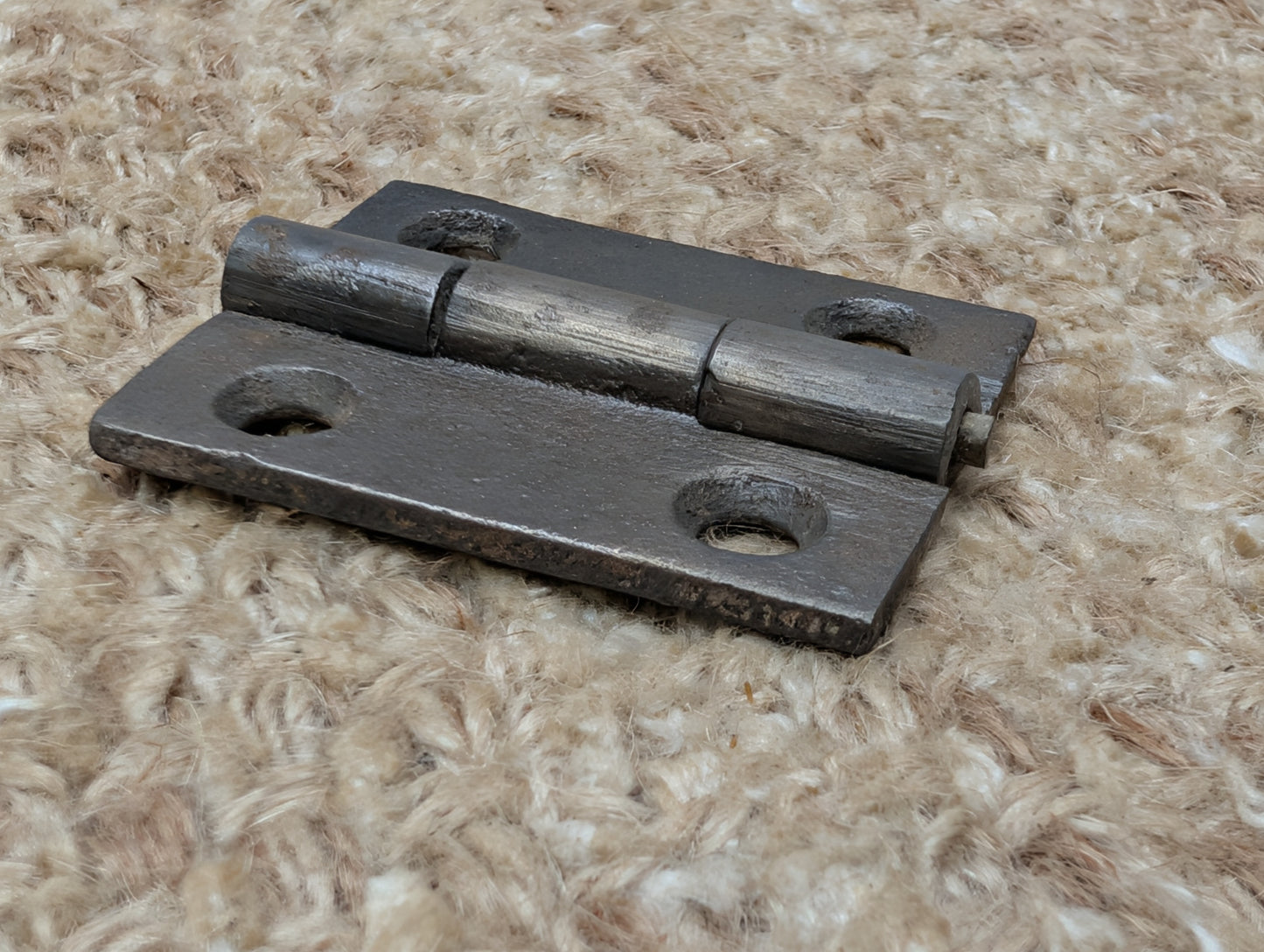 1 7/16" x 1 3/4" Antique Cast Iron Butt Hinge Door Hardware-Single Hinge