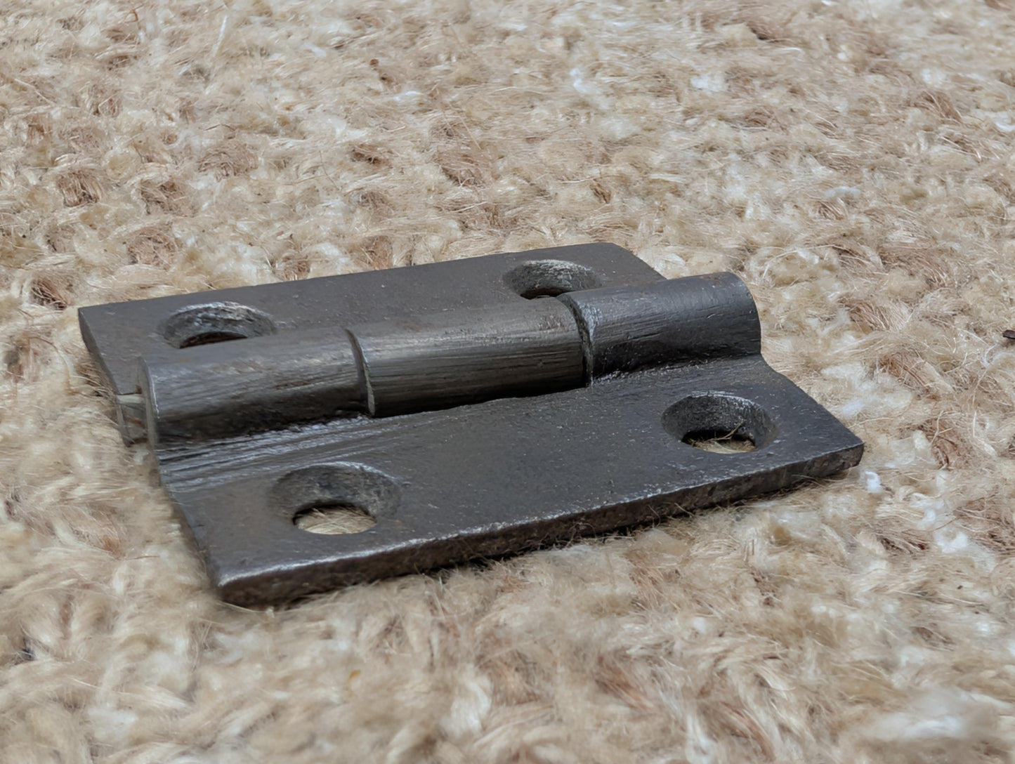 1 7/16" x 1 3/4" Antique Cast Iron Butt Hinge Door Hardware-Single Hinge
