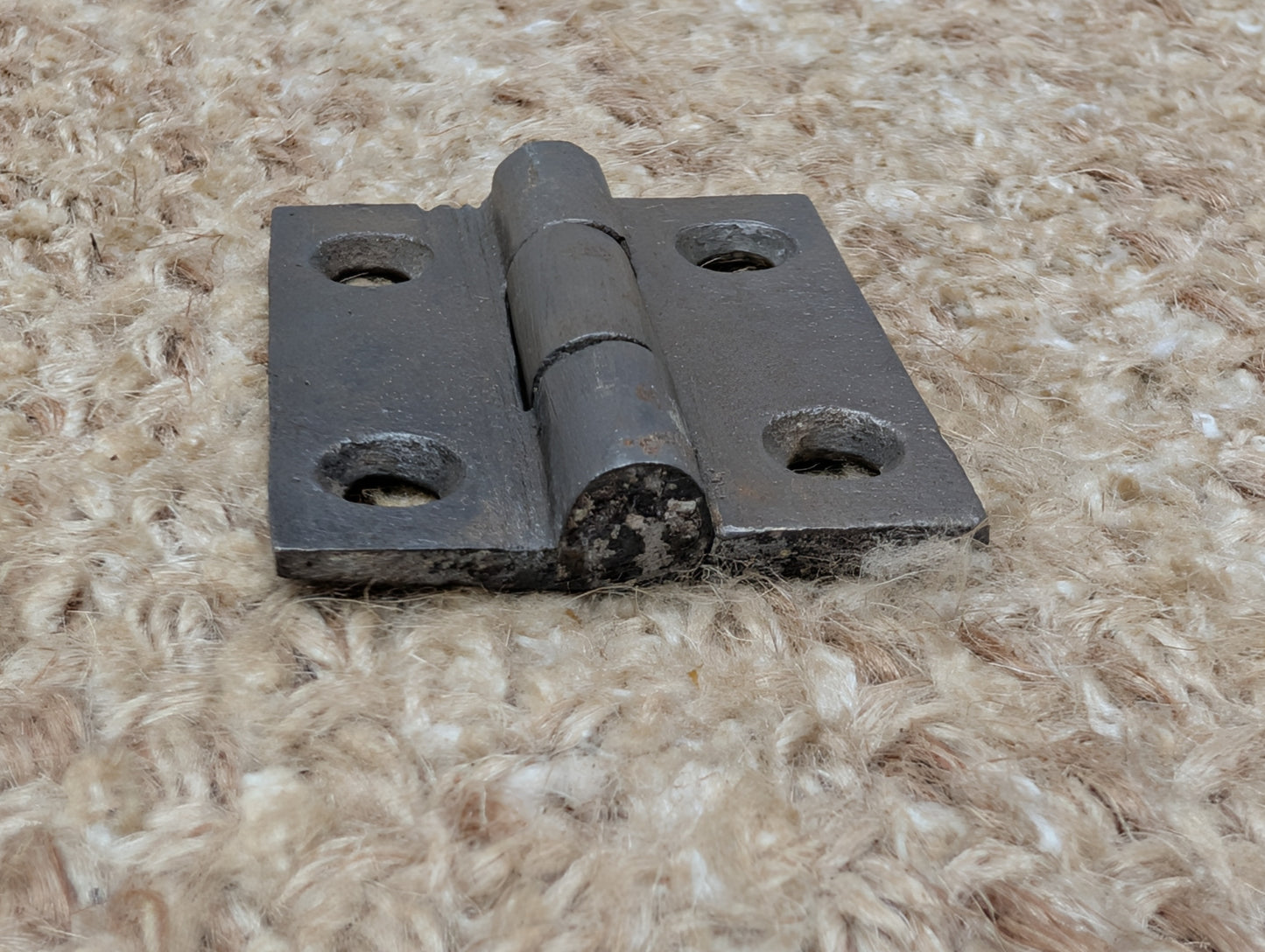 1 7/16" x 1 3/4" Antique Cast Iron Butt Hinge Door Hardware-Single Hinge