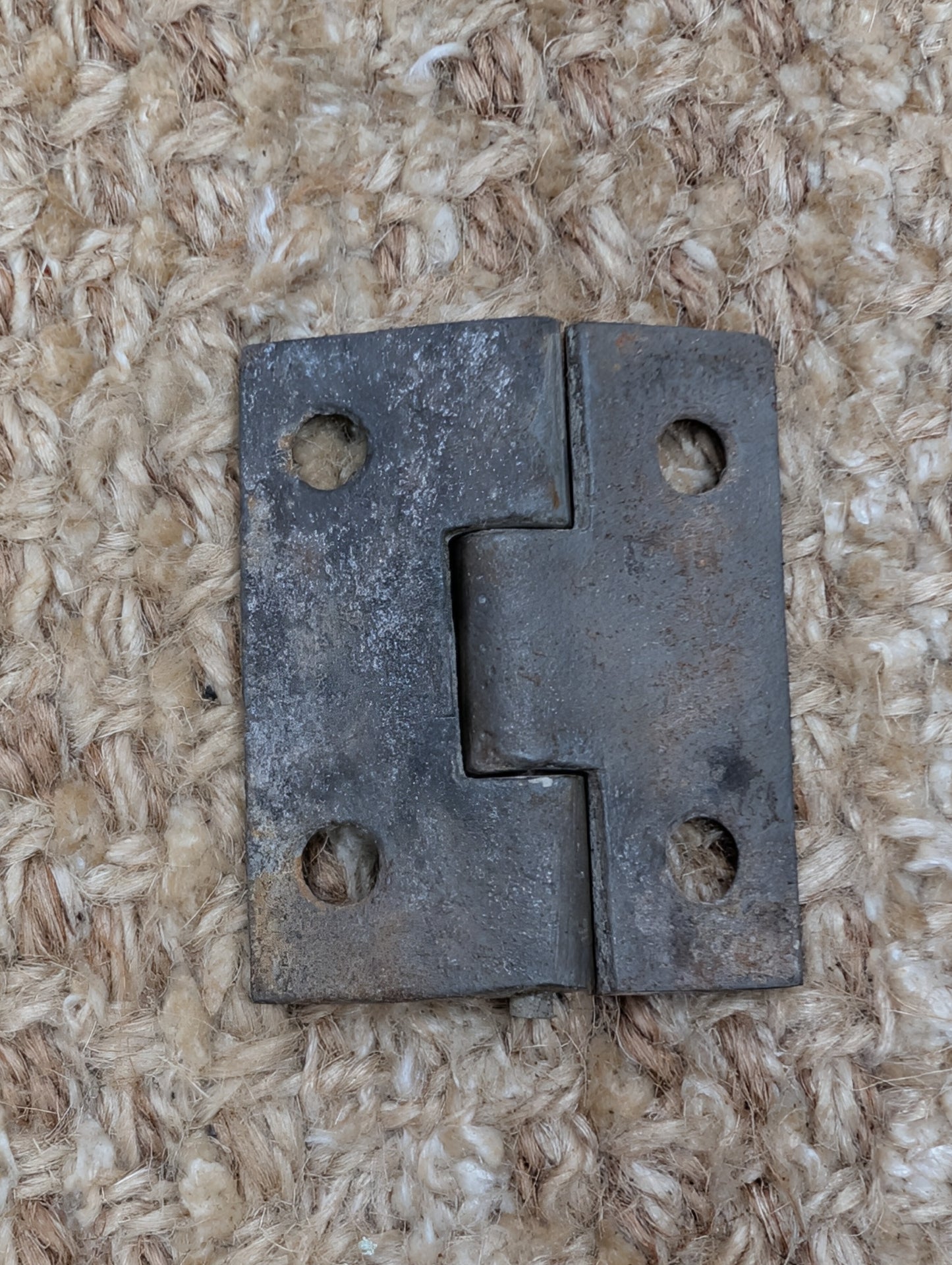 1 7/16" x 1 3/4" Antique Cast Iron Butt Hinge Door Hardware-Single Hinge