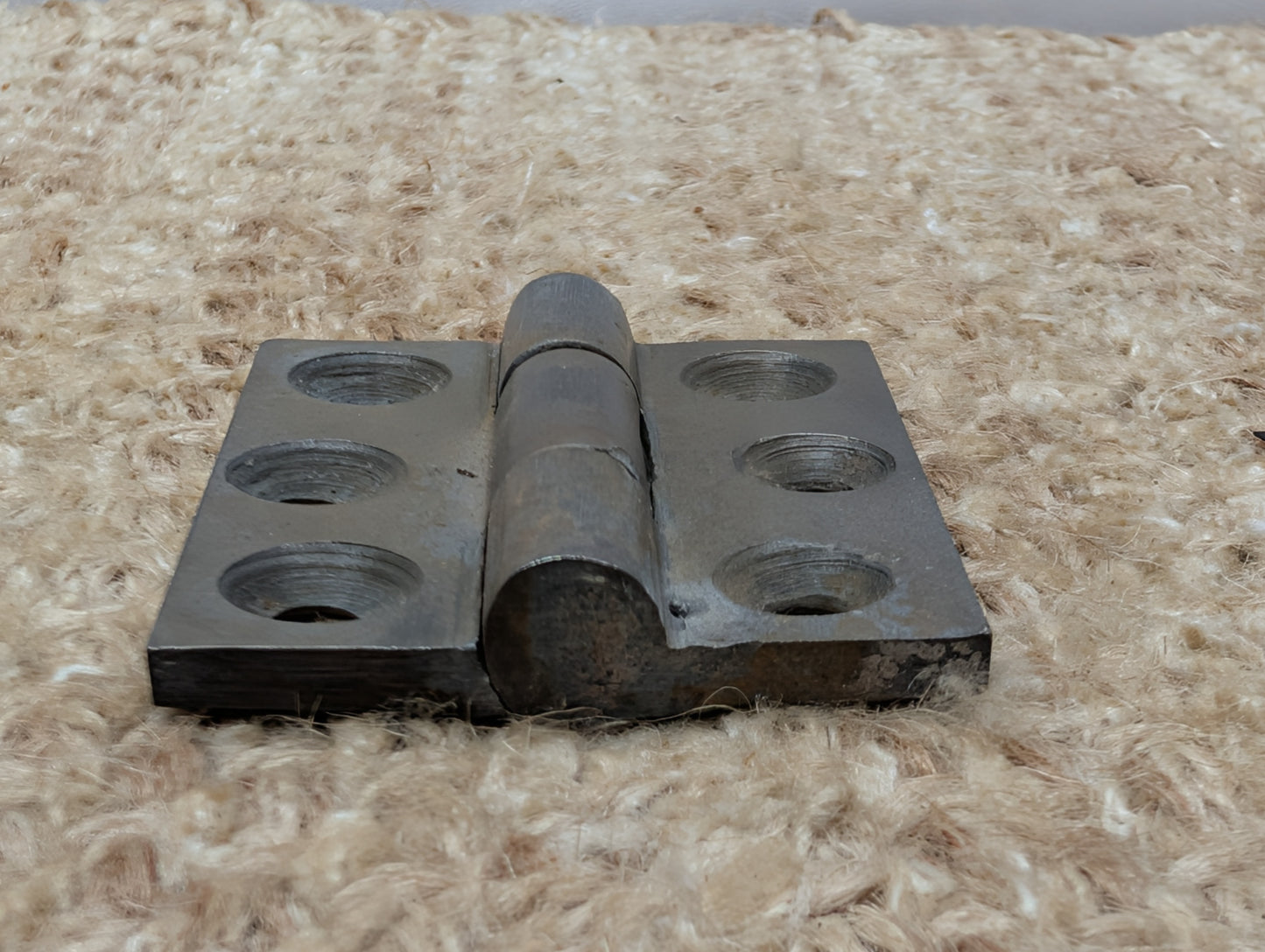 1 3/4" x 2 1/16" Antique Cast Iron Butt Hinge Door Hardware-Single Hinge