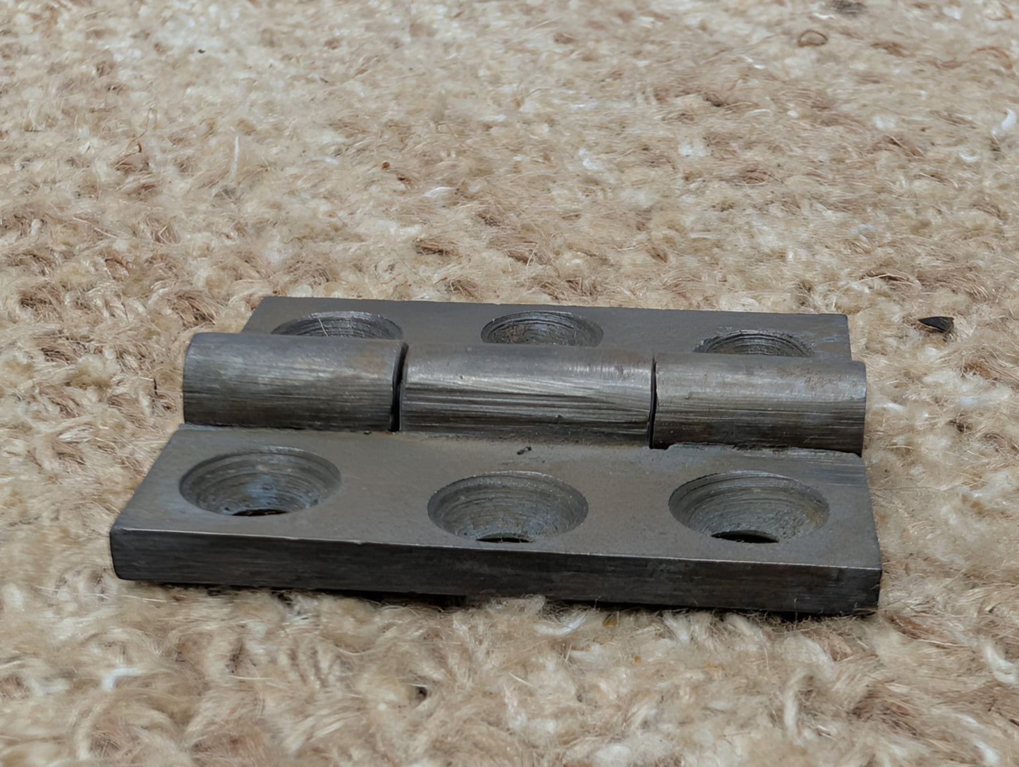 1 3/4" x 2 1/16" Antique Cast Iron Butt Hinge Door Hardware-Single Hinge