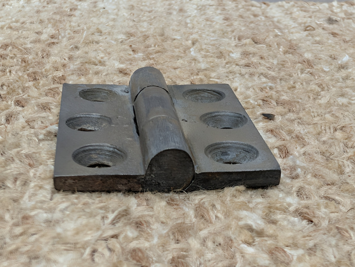 1 3/4" x 2 1/16" Antique Cast Iron Butt Hinge Door Hardware-Single Hinge