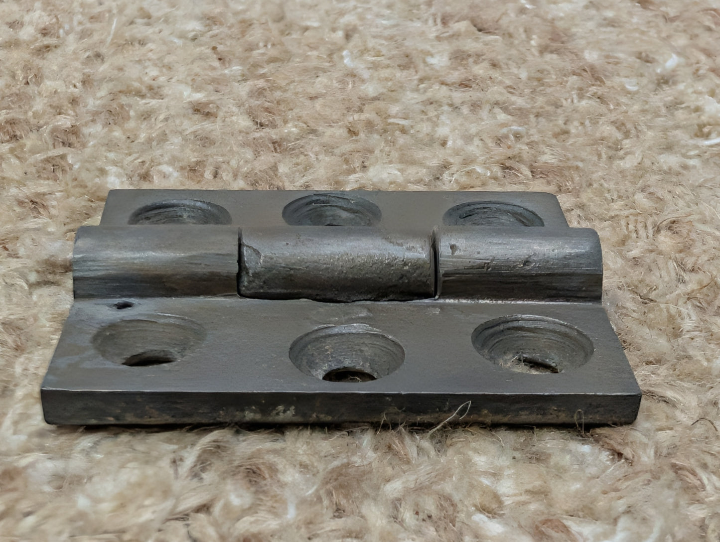 1 3/4" x 2 1/16" Antique Cast Iron Butt Hinge Door Hardware-Single Hinge