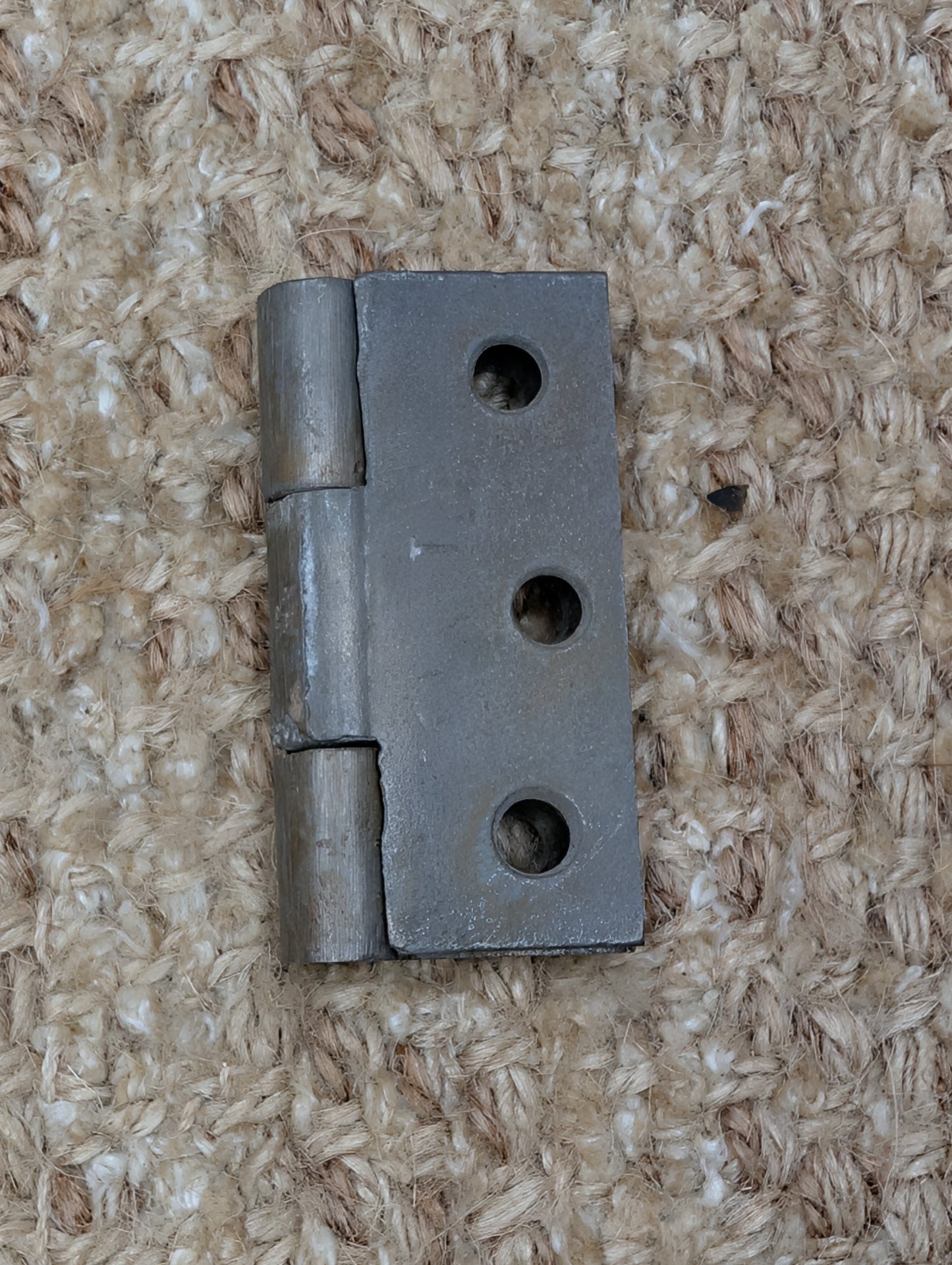 1 3/4" x 2 1/16" Antique Cast Iron Butt Hinge Door Hardware-Single Hinge