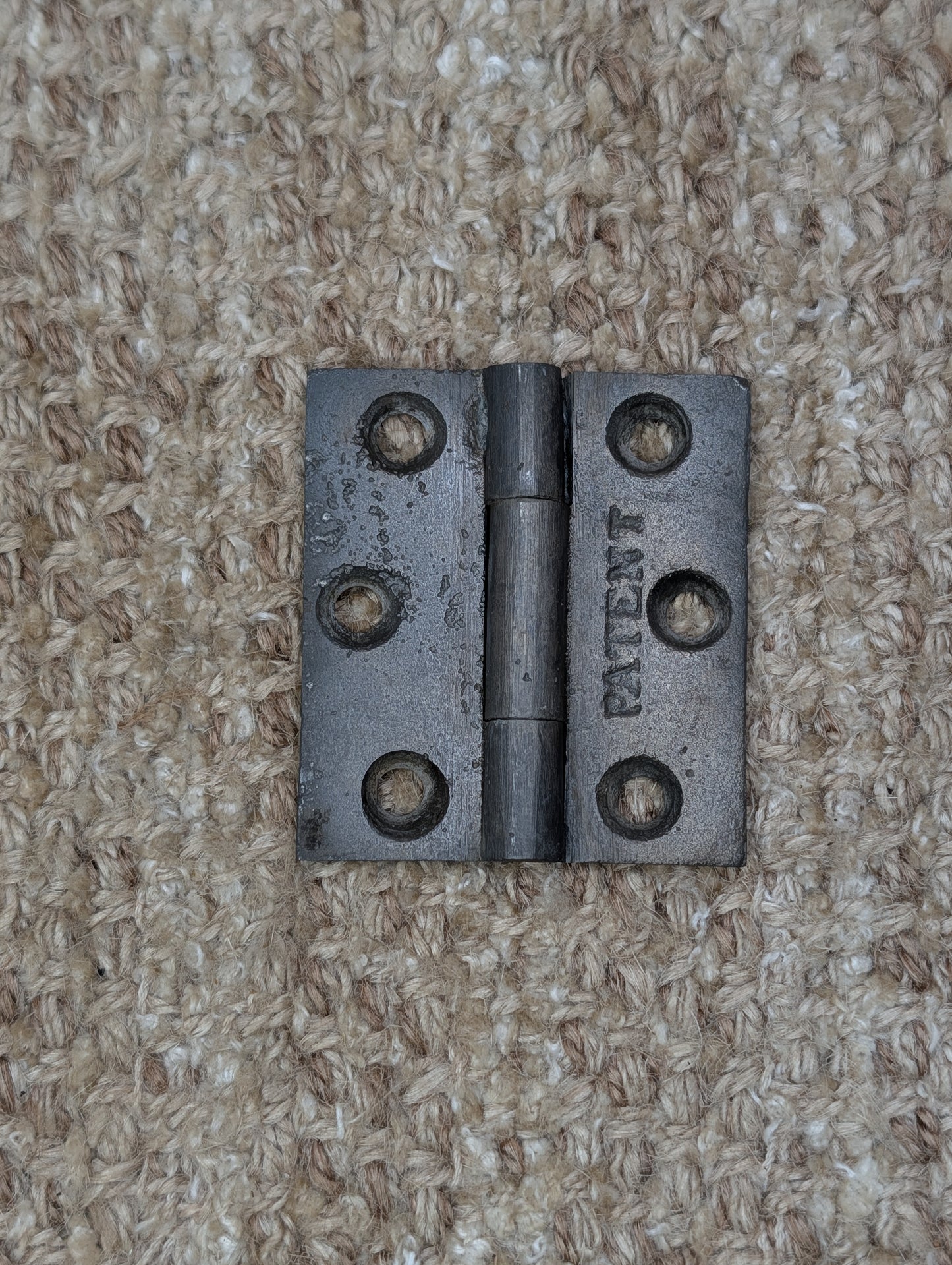 2  3/16" x 2  7/16" Antique Cast Iron Butt Hinge Door Hardware-Single Hinge