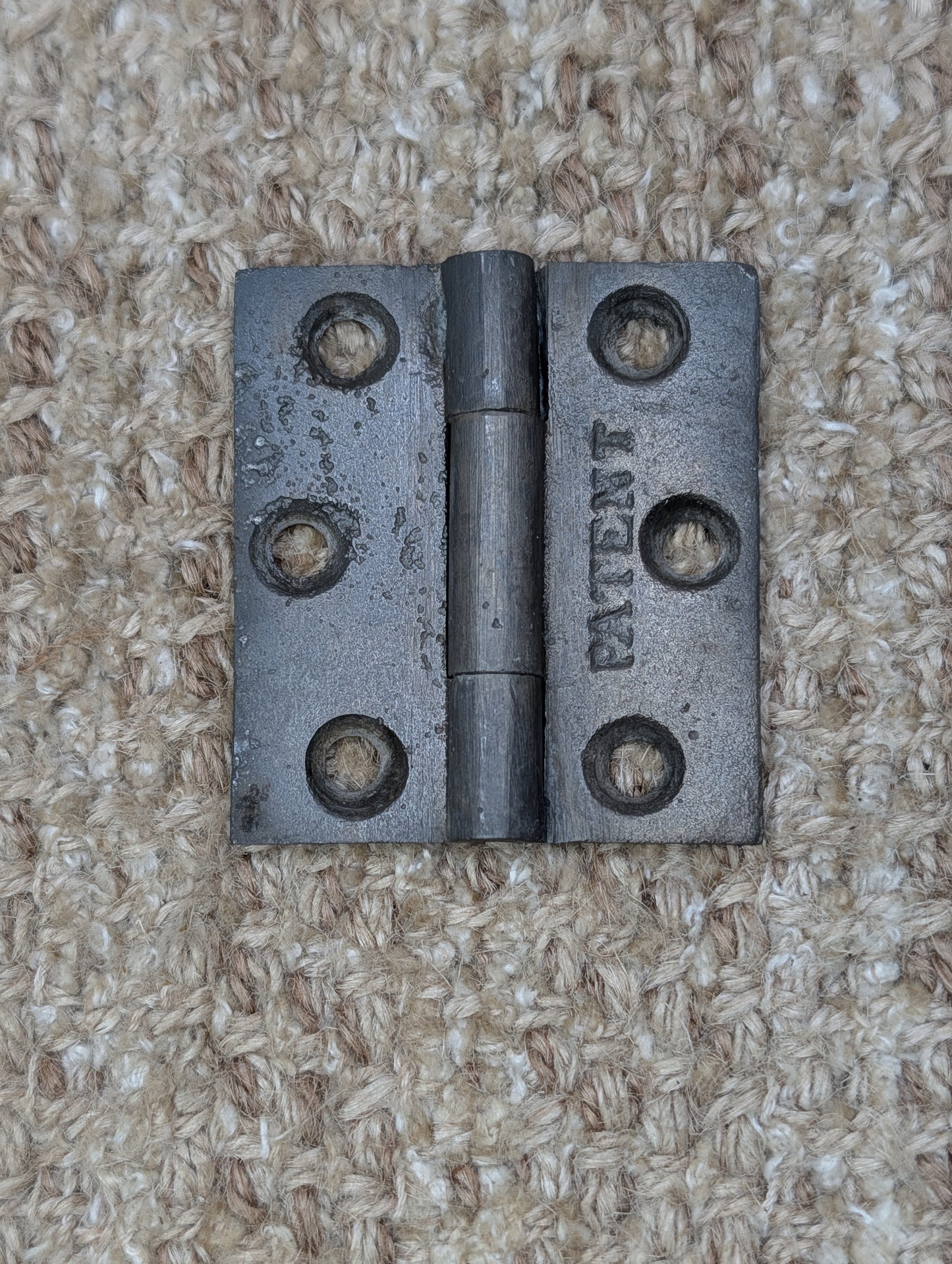 2  3/16" x 2  7/16" Antique Cast Iron Butt Hinge Door Hardware-Single Hinge
