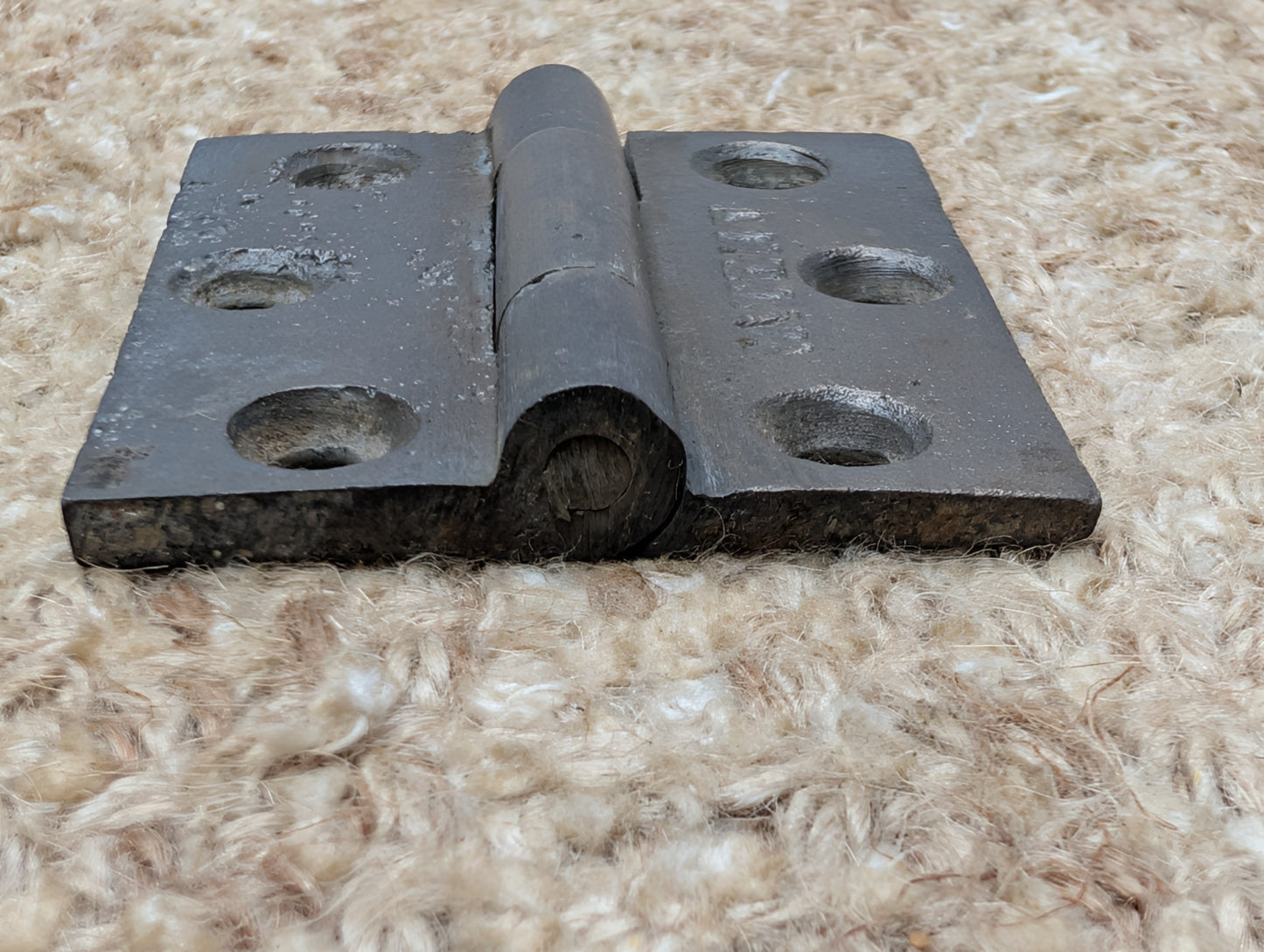 2  3/16" x 2  7/16" Antique Cast Iron Butt Hinge Door Hardware-Single Hinge
